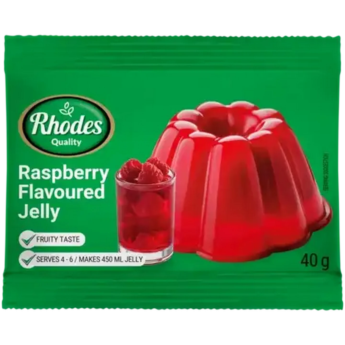 Checkers Sixty60 | Rhodes Quality Raspberry Flavoured Jelly 40g