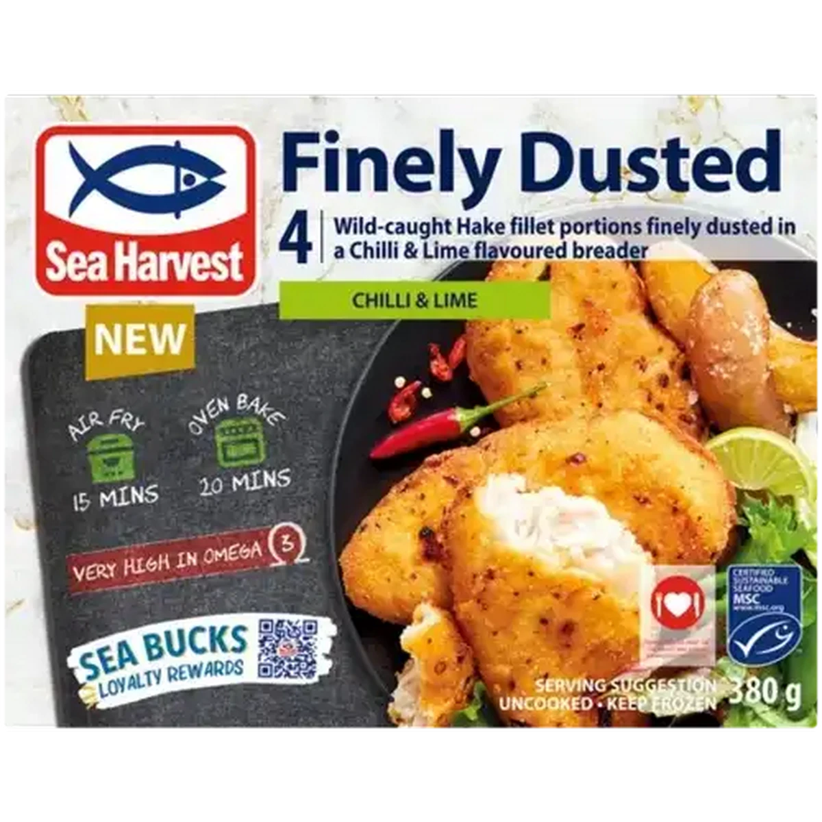 Checkers Sixty60 | Sea Harvest Chilli & Lime Frozen Finely Dusted Hake ...