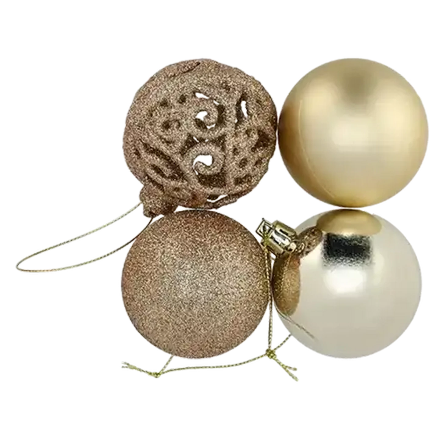 Image of Santa's Choice Christmas Mixed Size Baubles 70 Piece