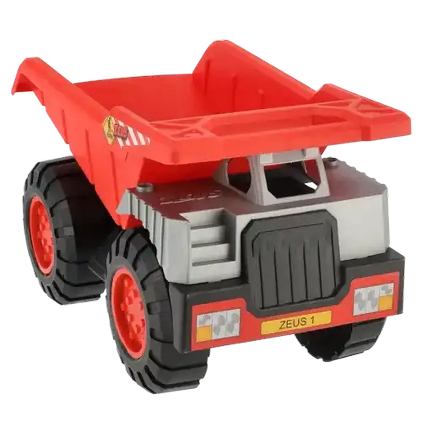 Image of Zeus Red & Grey Dump Truck 36cm