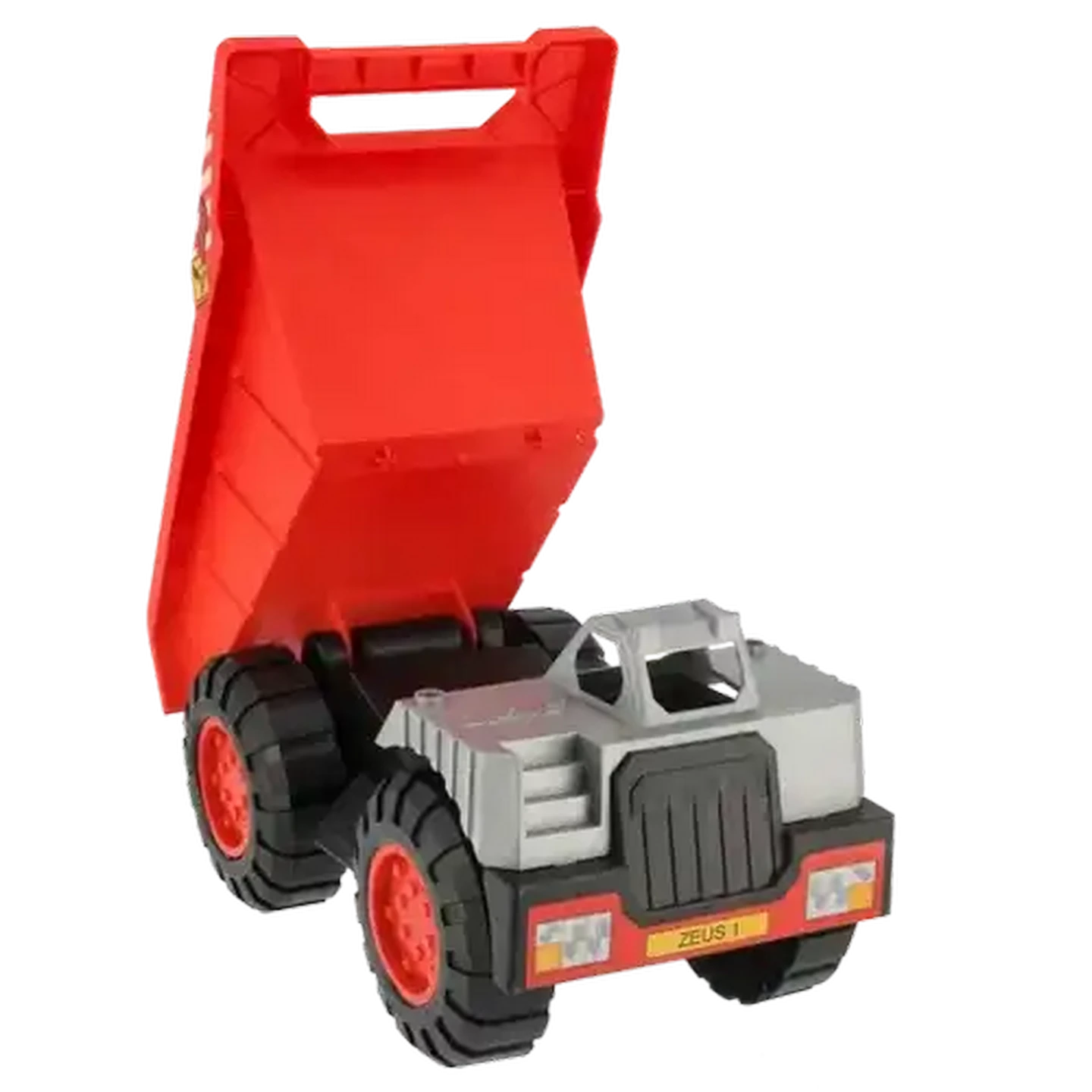 Image of Zeus Red & Grey Dump Truck 36cm
