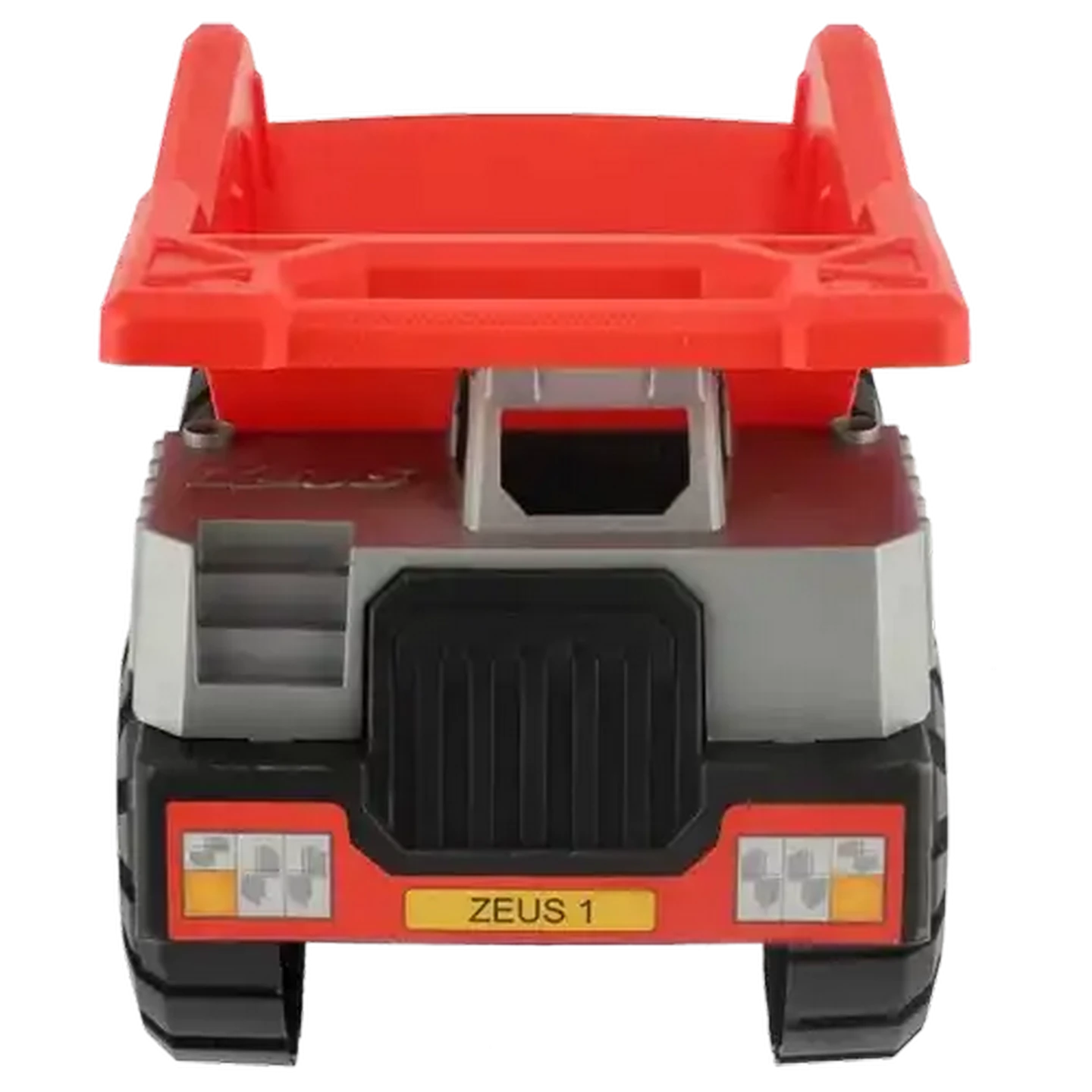 Image of Zeus Red & Grey Dump Truck 36cm