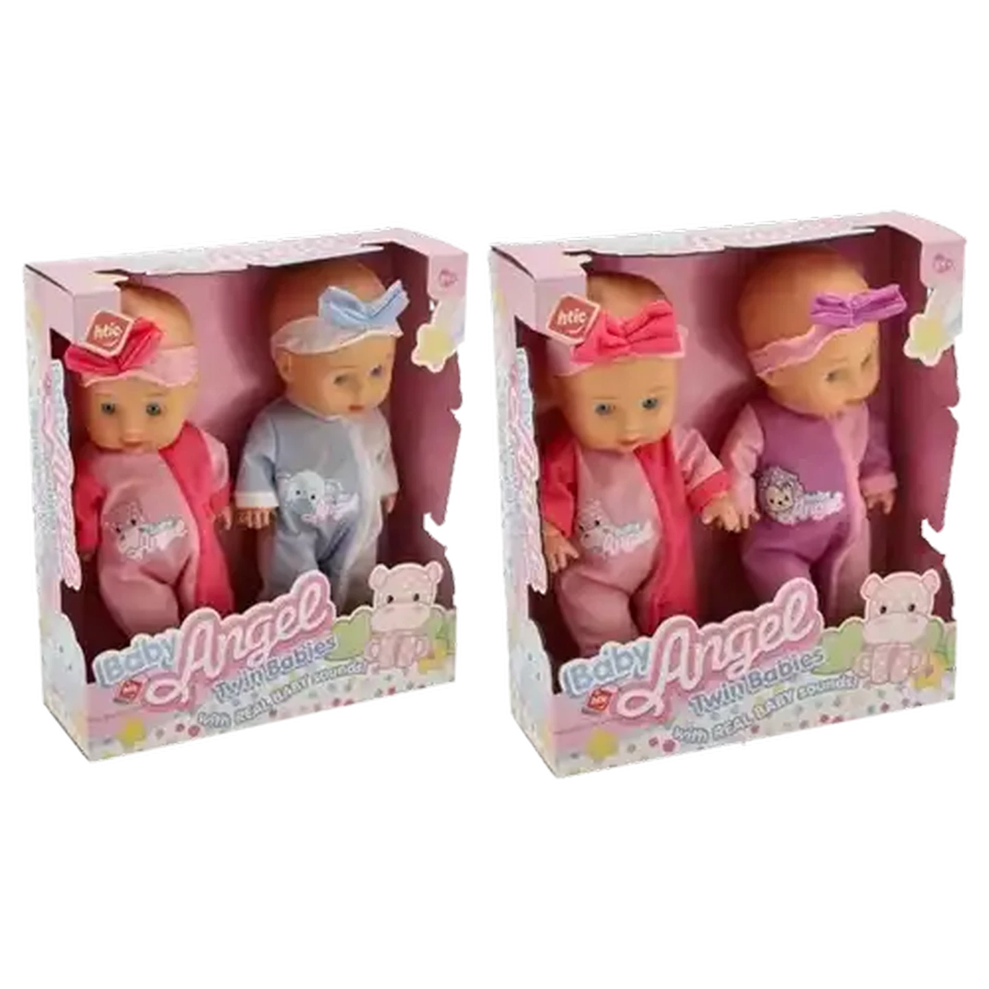 ２点セット　babythree doubao Checkers Sixty60 | Baby Angel Twin Babies Sound Doll 33cm (Design