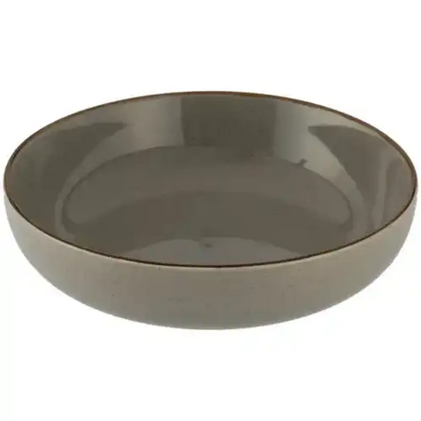 Image of Rustic Dark Grey Cereal Bowls 21cm 4-Pack