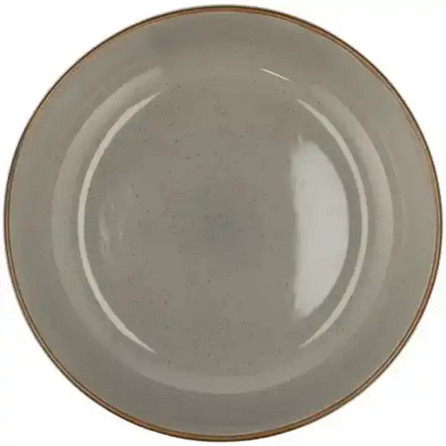 Image of Rustic Dark Grey Cereal Bowls 21cm 4-Pack