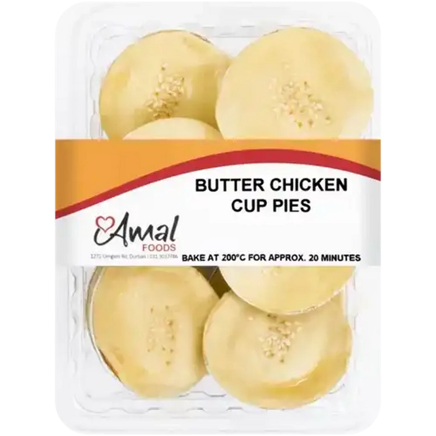 Checkers Sixty60 | Amal Foods Frozen Butter Chicken Cup Pies 12 Pack