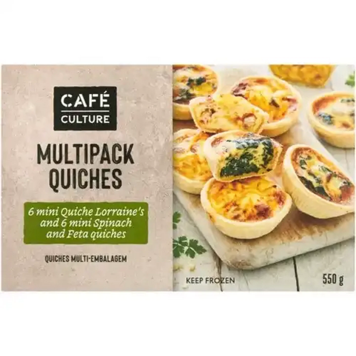 Checkers Sixty60 | Café Culture Frozen Multi-Pack Quiche 12 Pack