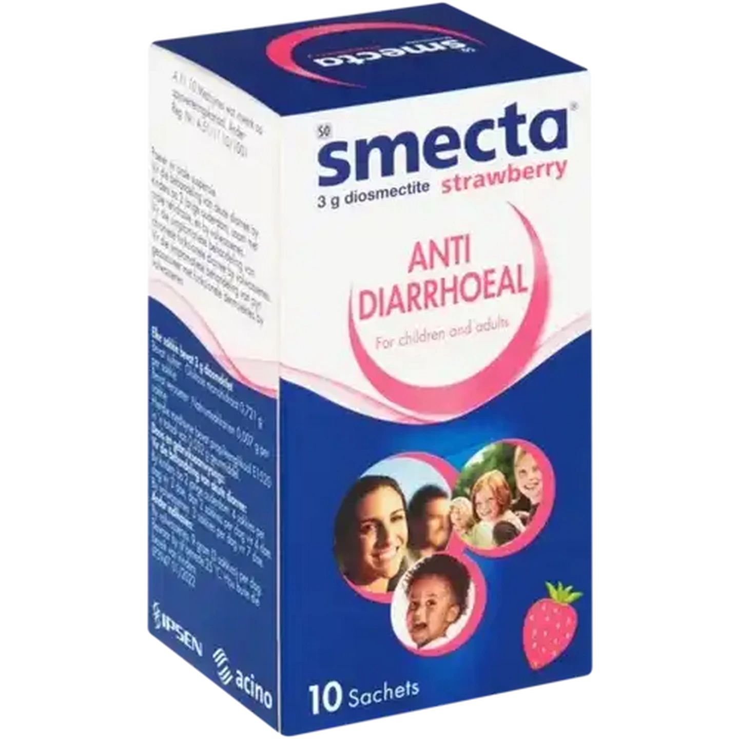 Image of Smecta Strawberry Anti Diarrhoeal Powder 10 Pack