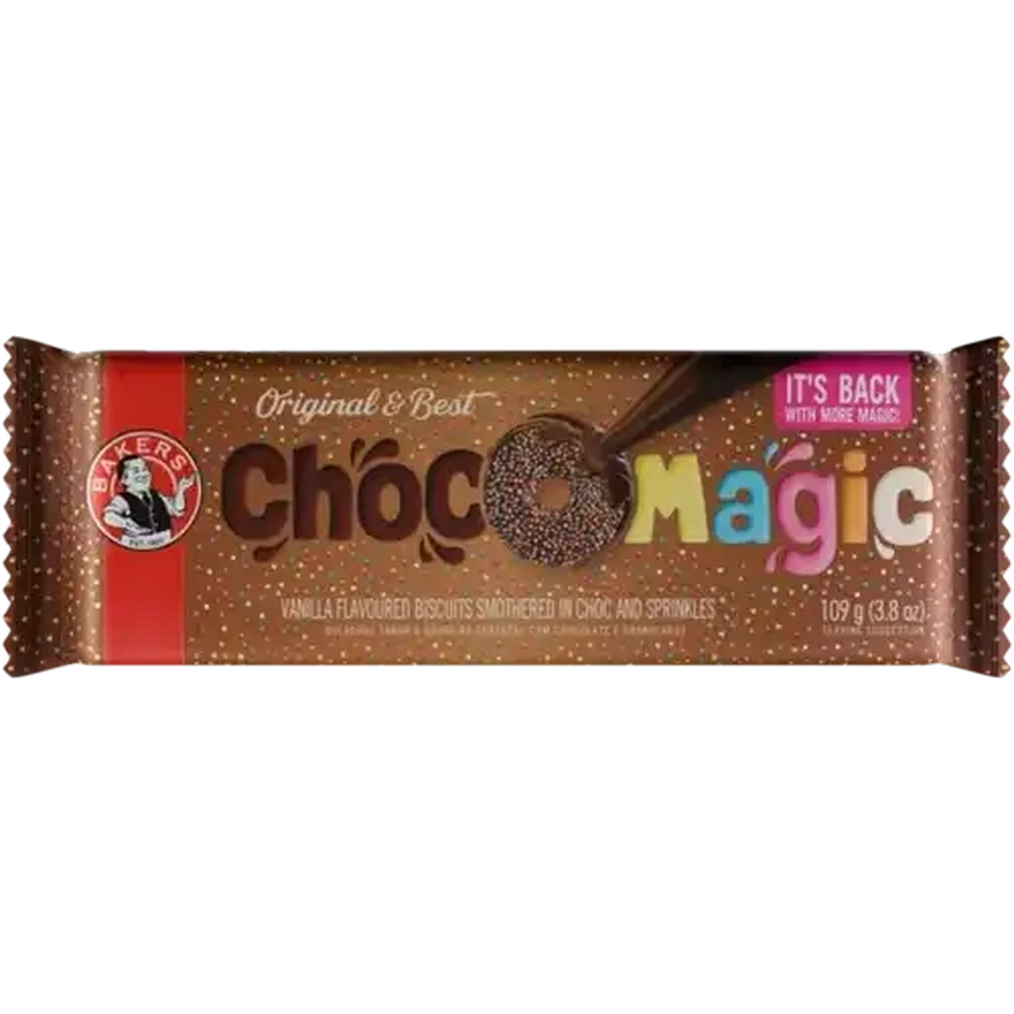 choco☆choco Checkers Sixty60 | Bakers Choc O Magic Chocolate Vanilla Flavoured