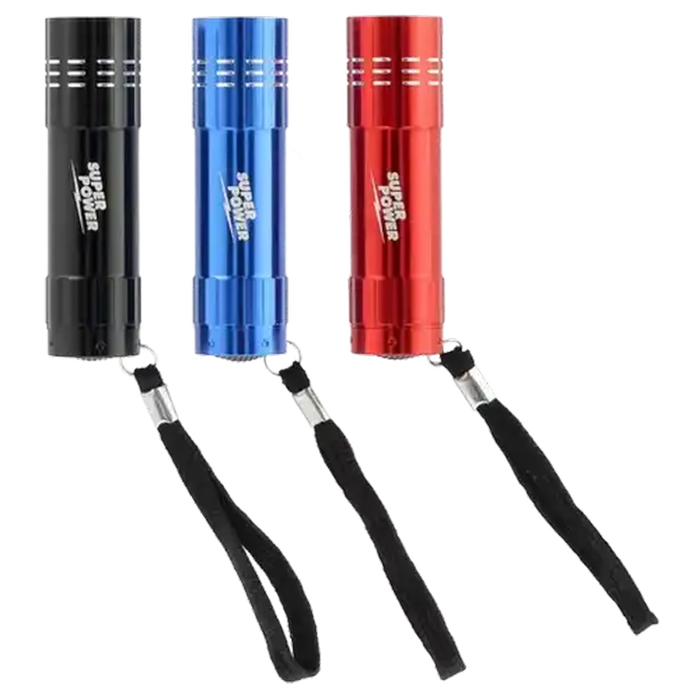 Image of Super Power 3W COB Aluminium Torch 3-Pack