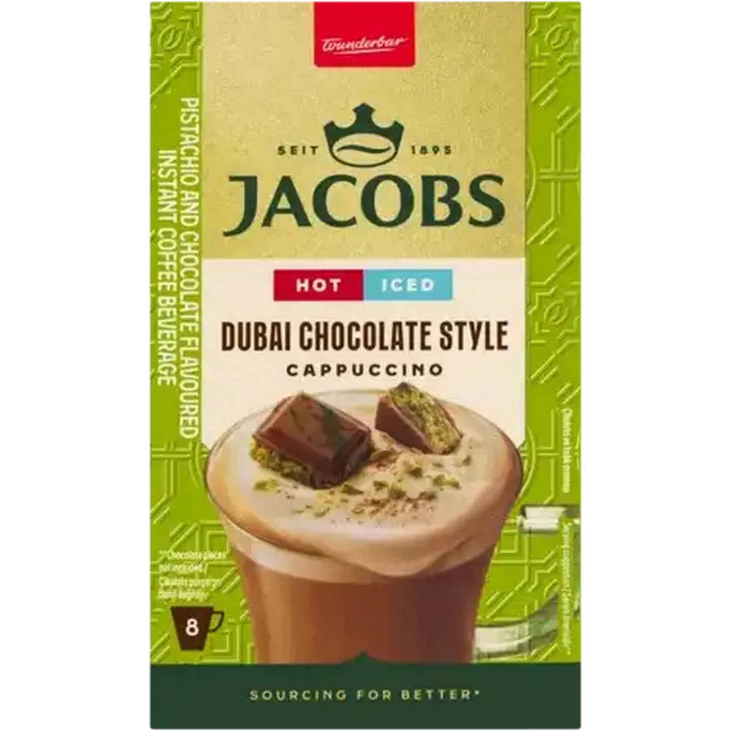 ちょこ Checkers Sixty60 | Jacobs Dubai Chocolate Style Instant Cappuccino
