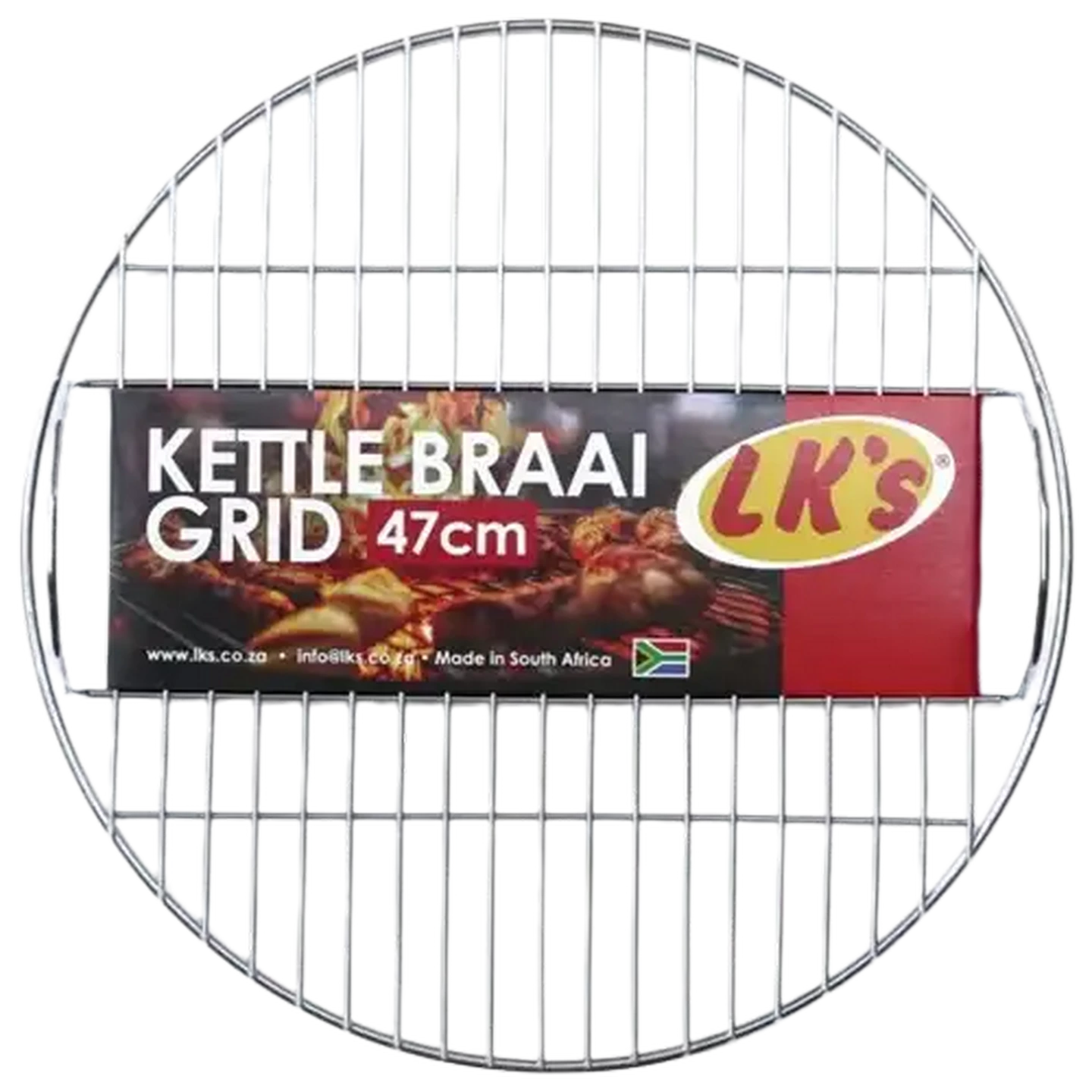Image of LK's Chrome Kettle Braai Grid 47cm
