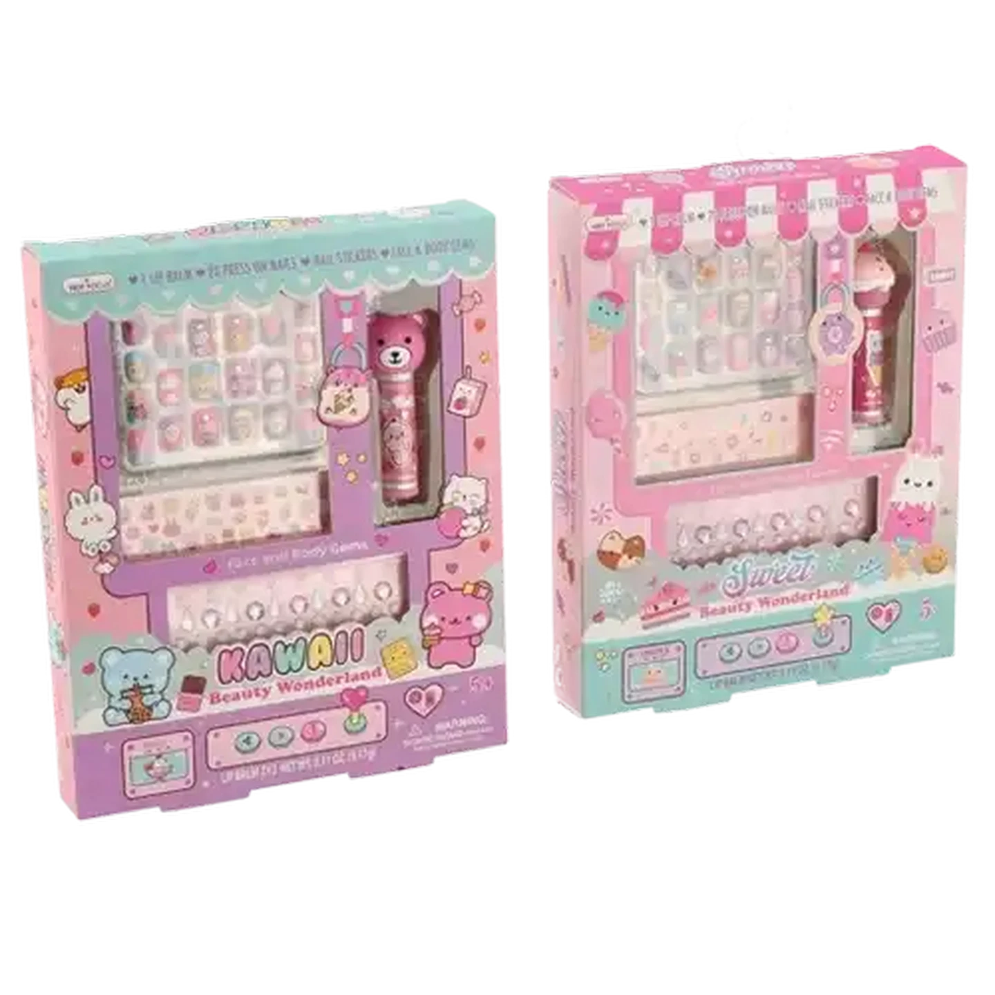 Image of Hot Focus Beauty Wonderland Nails & Gems Set (Design May Vary)