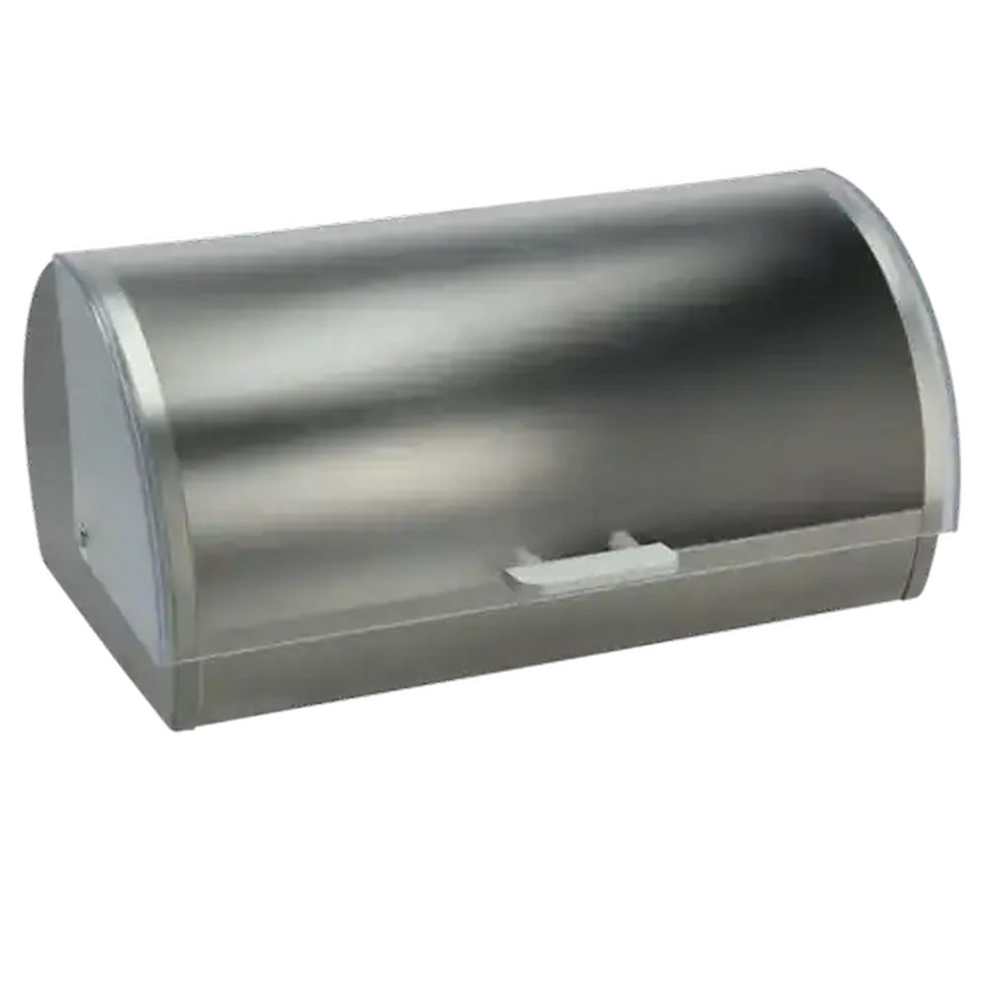 Image of Roll Top Stainless Steel Bread Bin 39 x 26 x 18cm