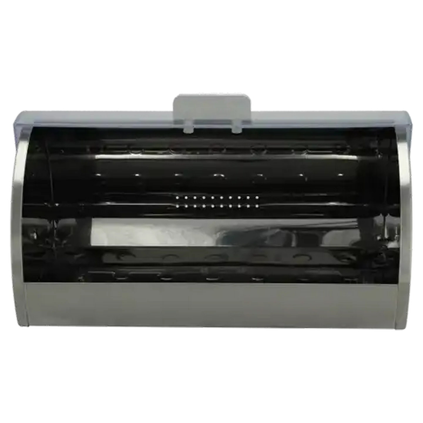 Image of Roll Top Stainless Steel Bread Bin 39 x 26 x 18cm
