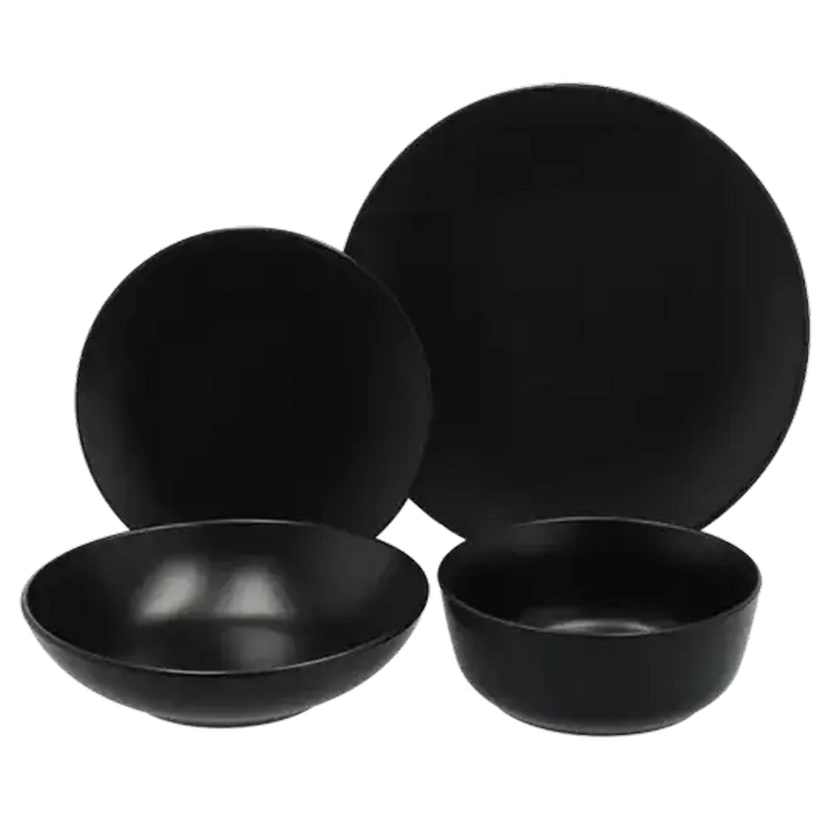Checkers Sixty60 | Hyper Value Savanna Black Dinner Set 24-Piece