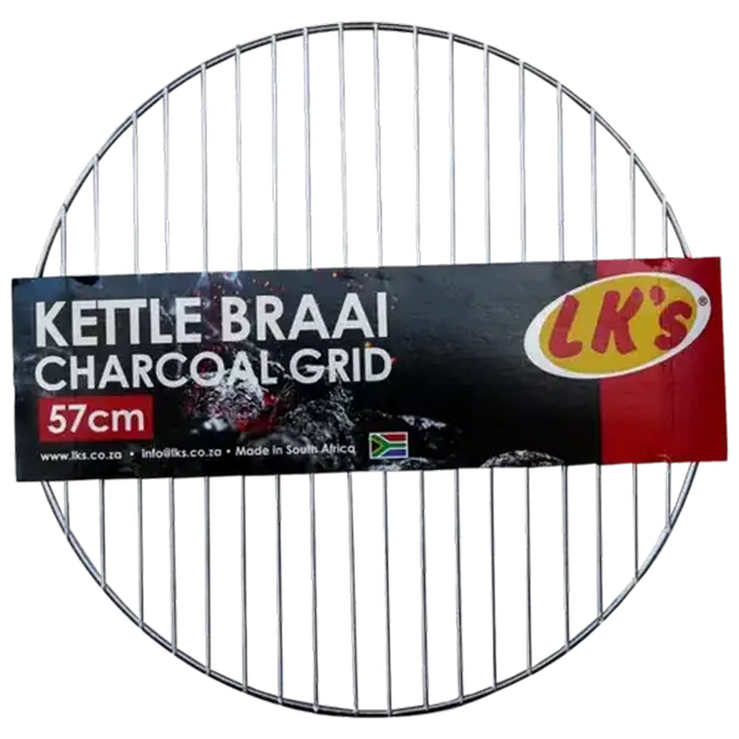 Image of LK's Chrom Kettle Braai Charcoal Grid 57cm