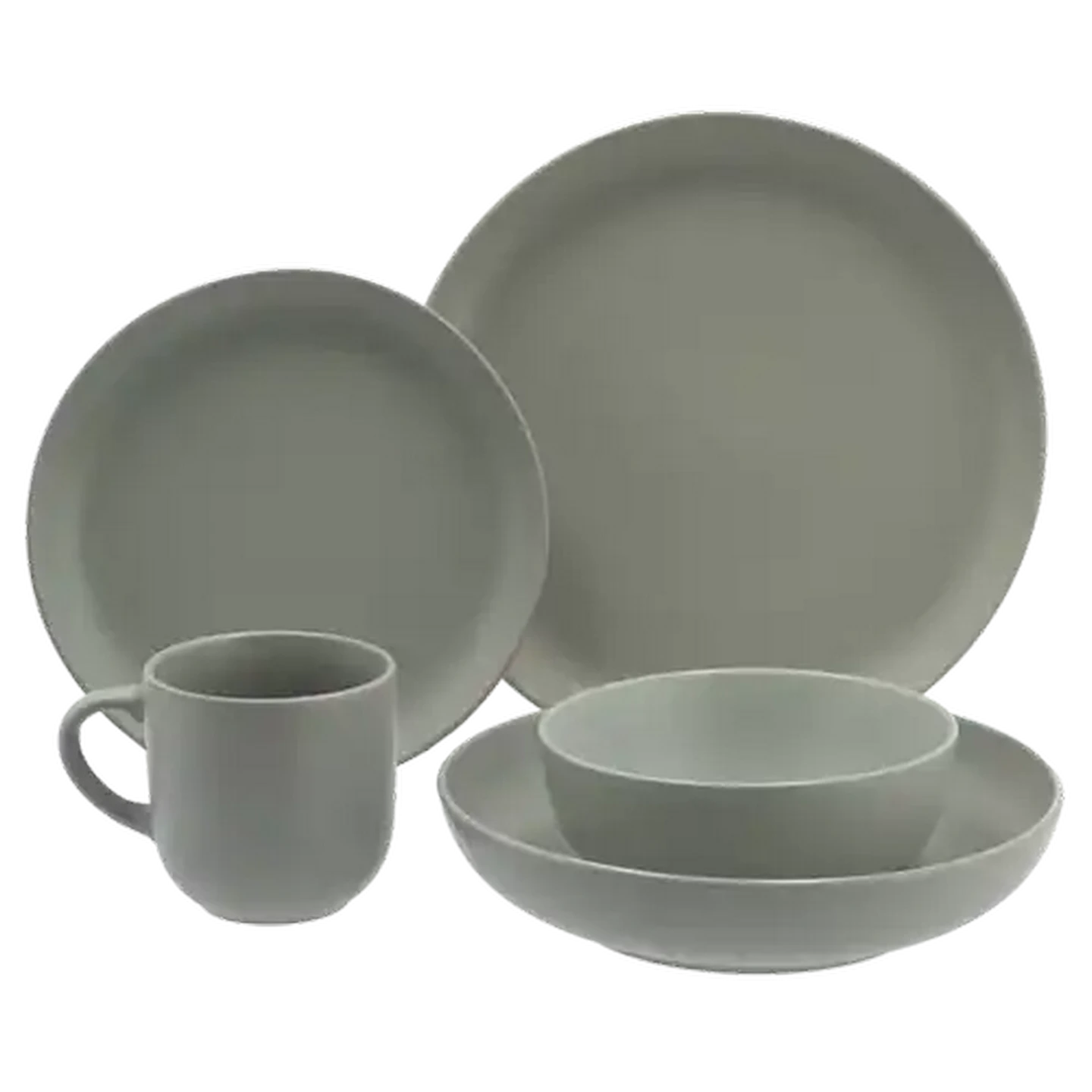Image of Habitat Grey Side Plate 21.5cm
