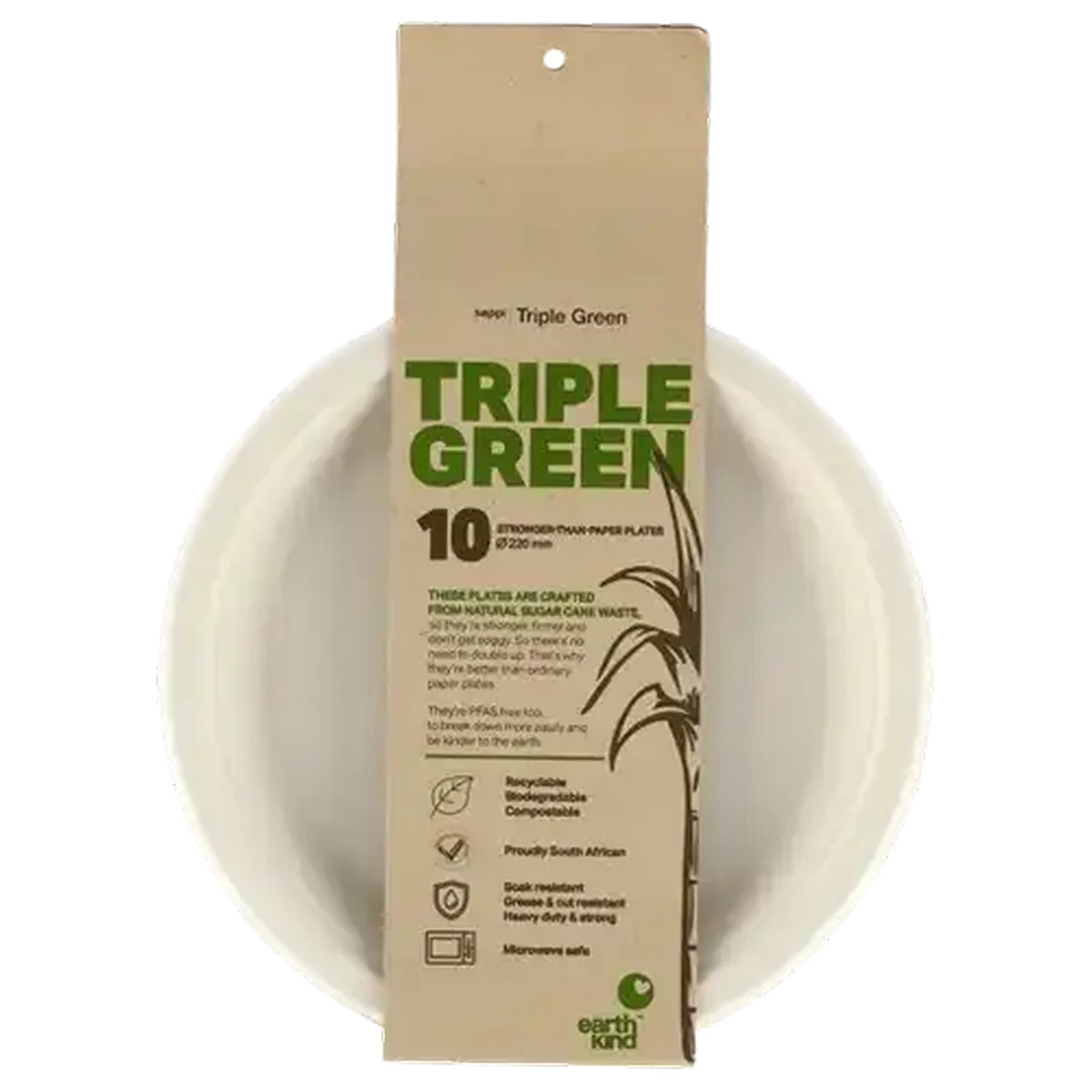 Checkers Sixty60 | Sappi Triple Green Plates 22cm 10 Pack