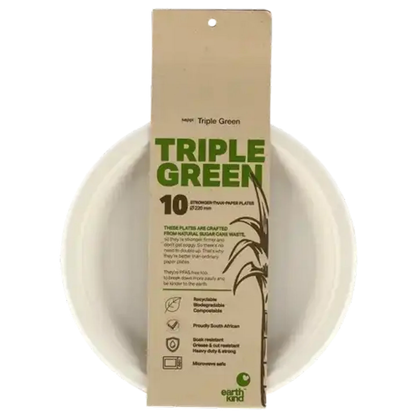 Checkers Sixty60 | Sappi Triple Green Plates 22cm 10 Pack