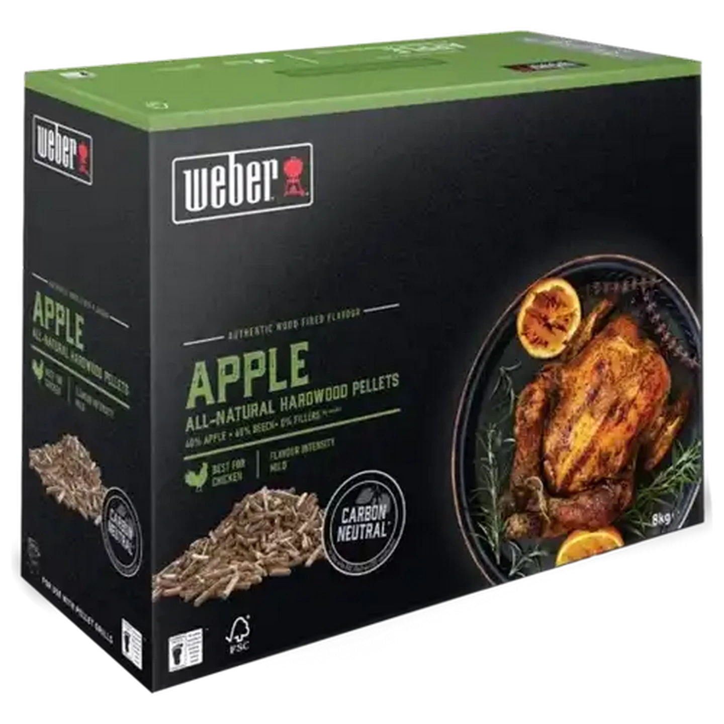 Image of Weber Wood Pellets Apple 8kg