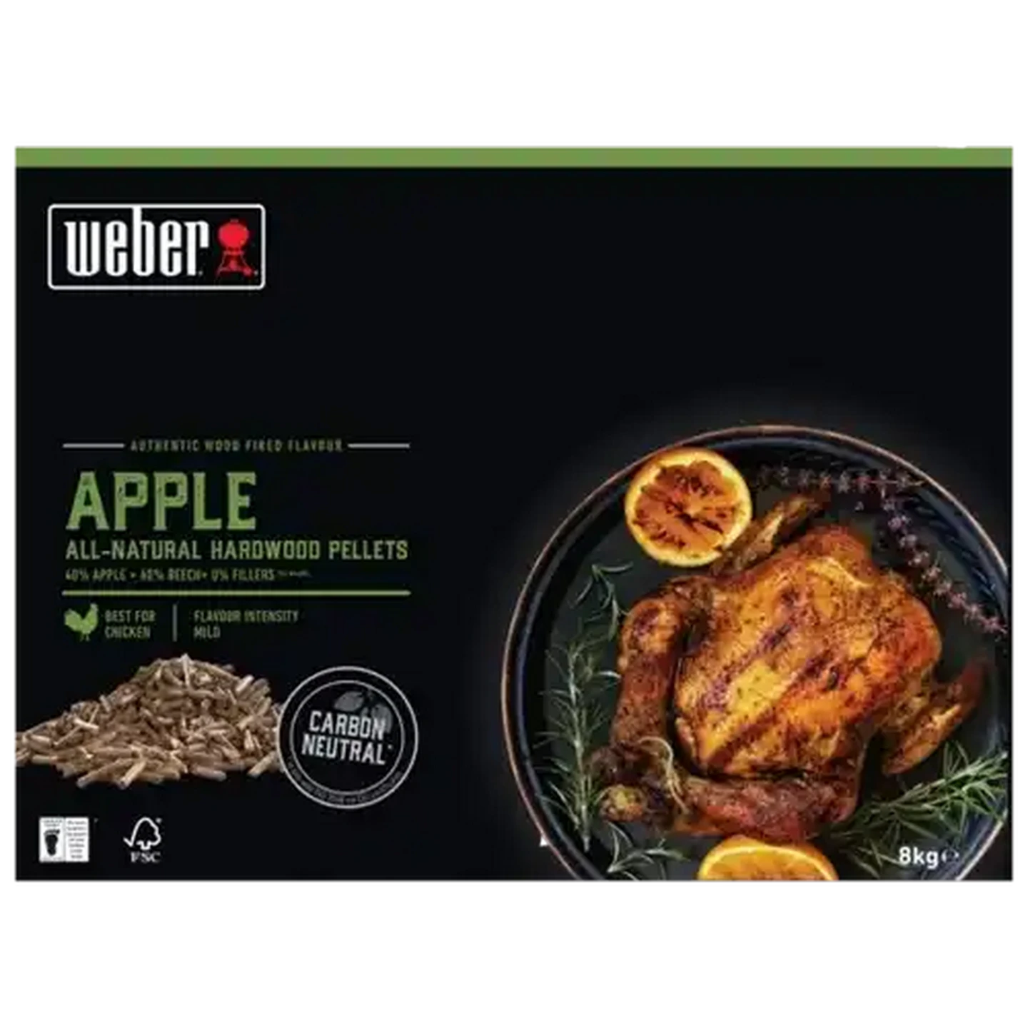 Image of Weber Wood Pellets Apple 8kg