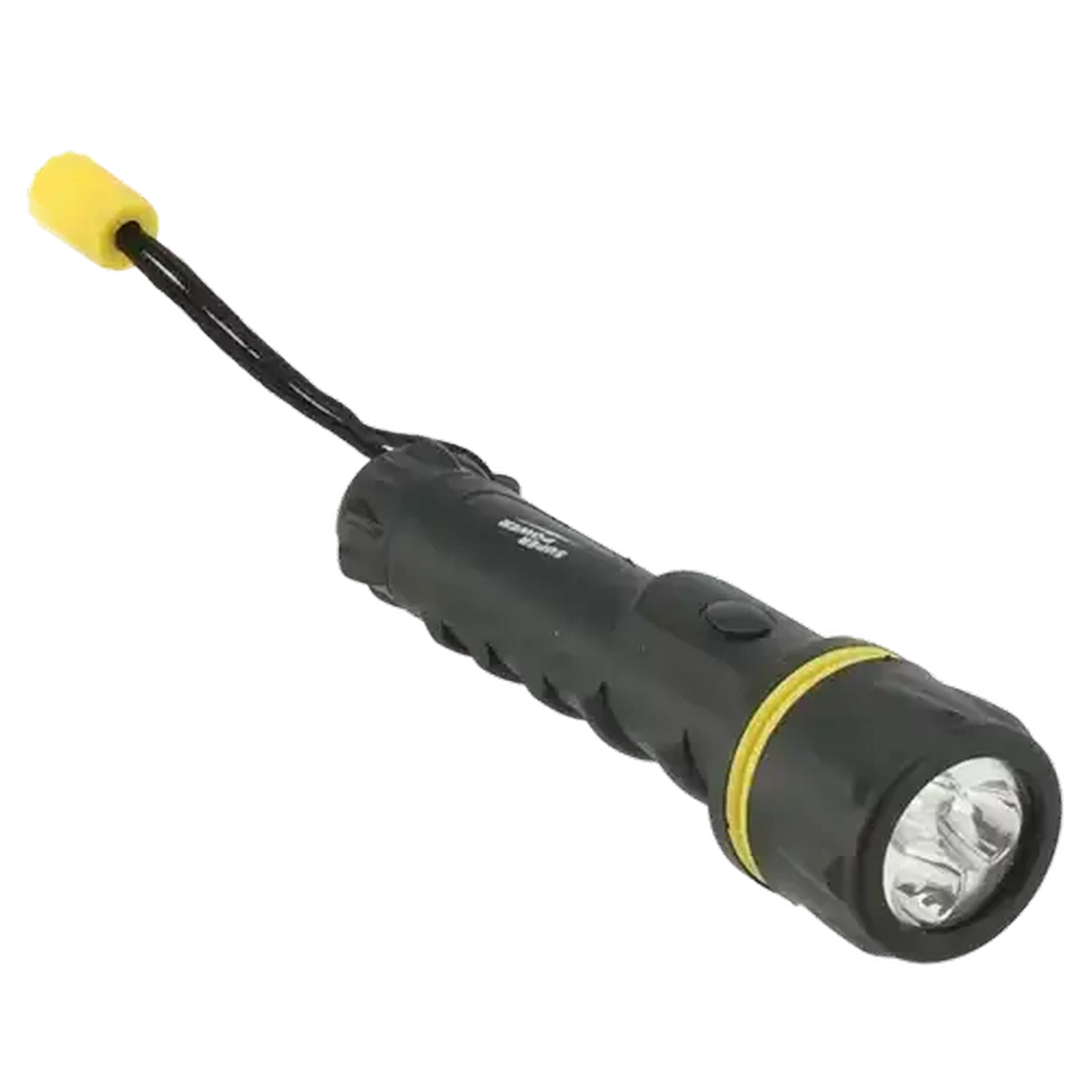 Image of Super Power LED Rubber Flashlight 12 Lumens