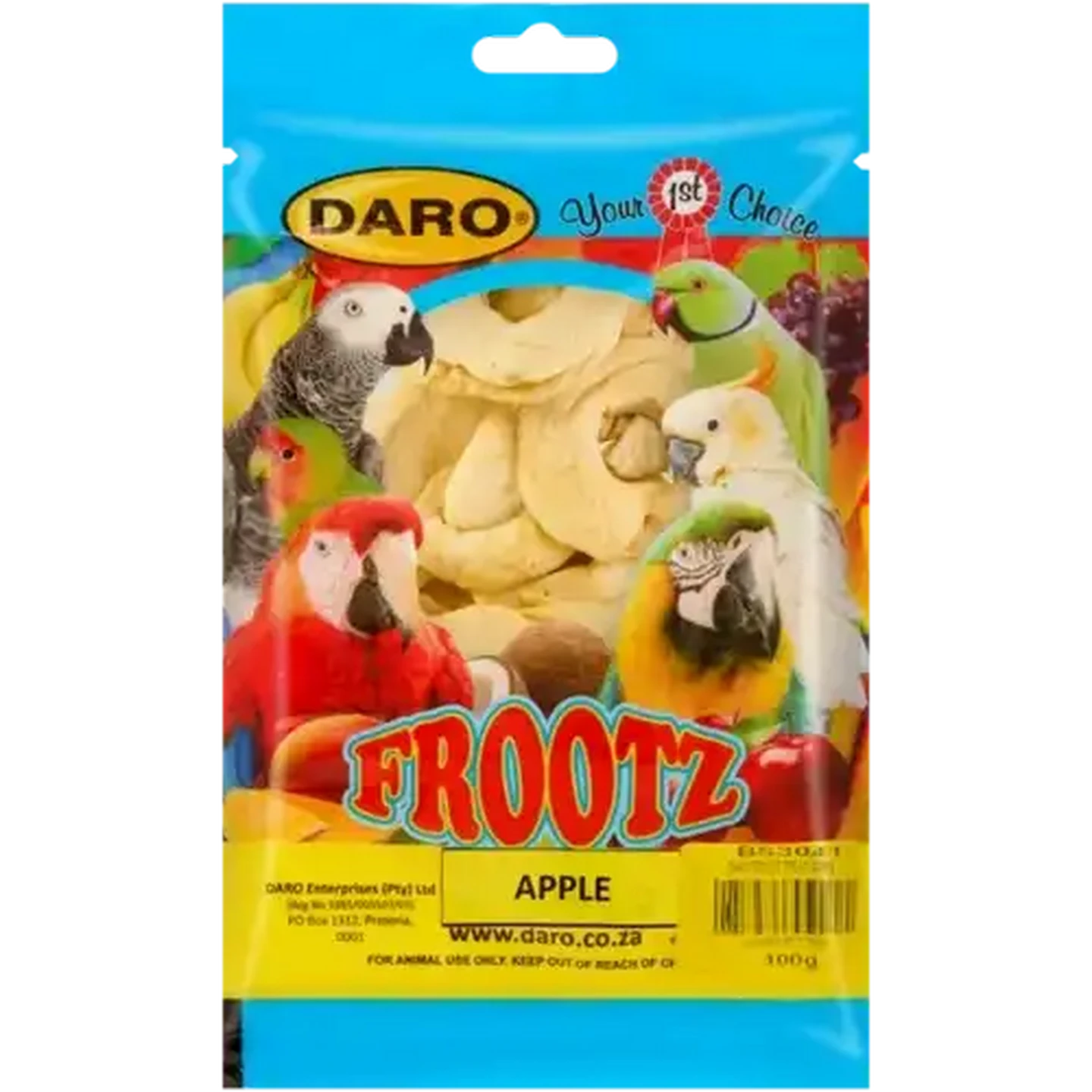 Image of Daro Frootz Apple Bird Treats 100g