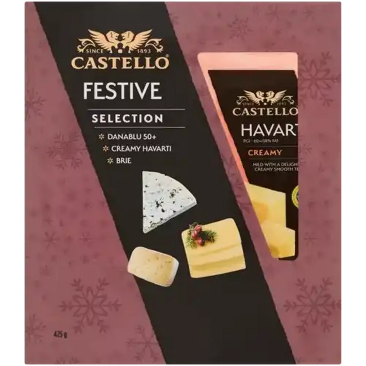 セルクレスト　60袋入り Checkers Sixty60 | Castello Festive Cheese Selection 425g