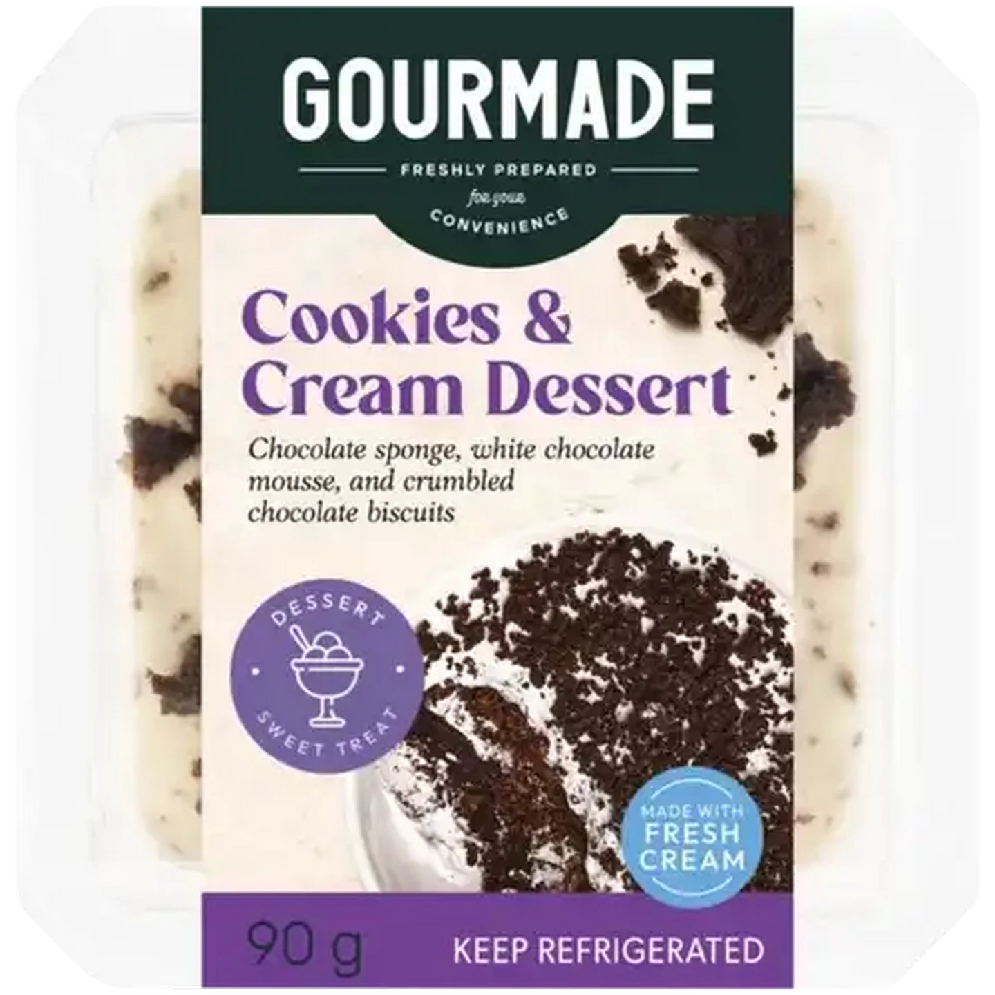 Checkers Sixty60 | Gourmade Cookies & Cream Dessert 90g