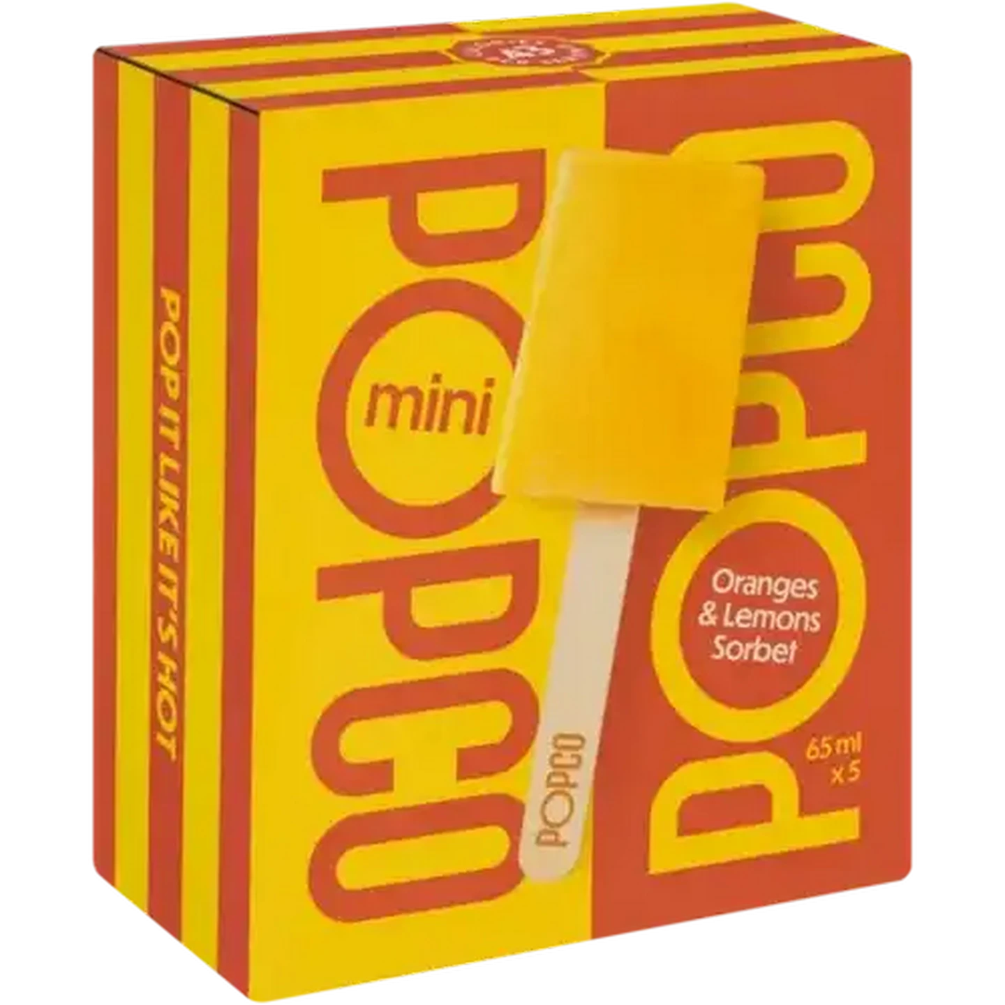 Image of POPCO Oranges & Lemons Mini Sorbet 5 x 65ml