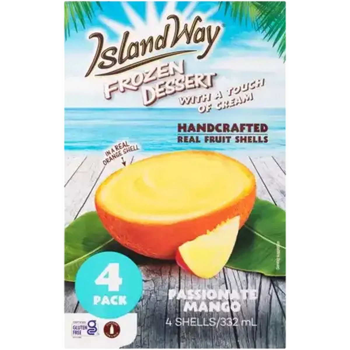 Sorbet - Crucial × Paragon ① Checkers Sixty60 | Island Way Passionate Mango Frozen Dessert 4 Pack