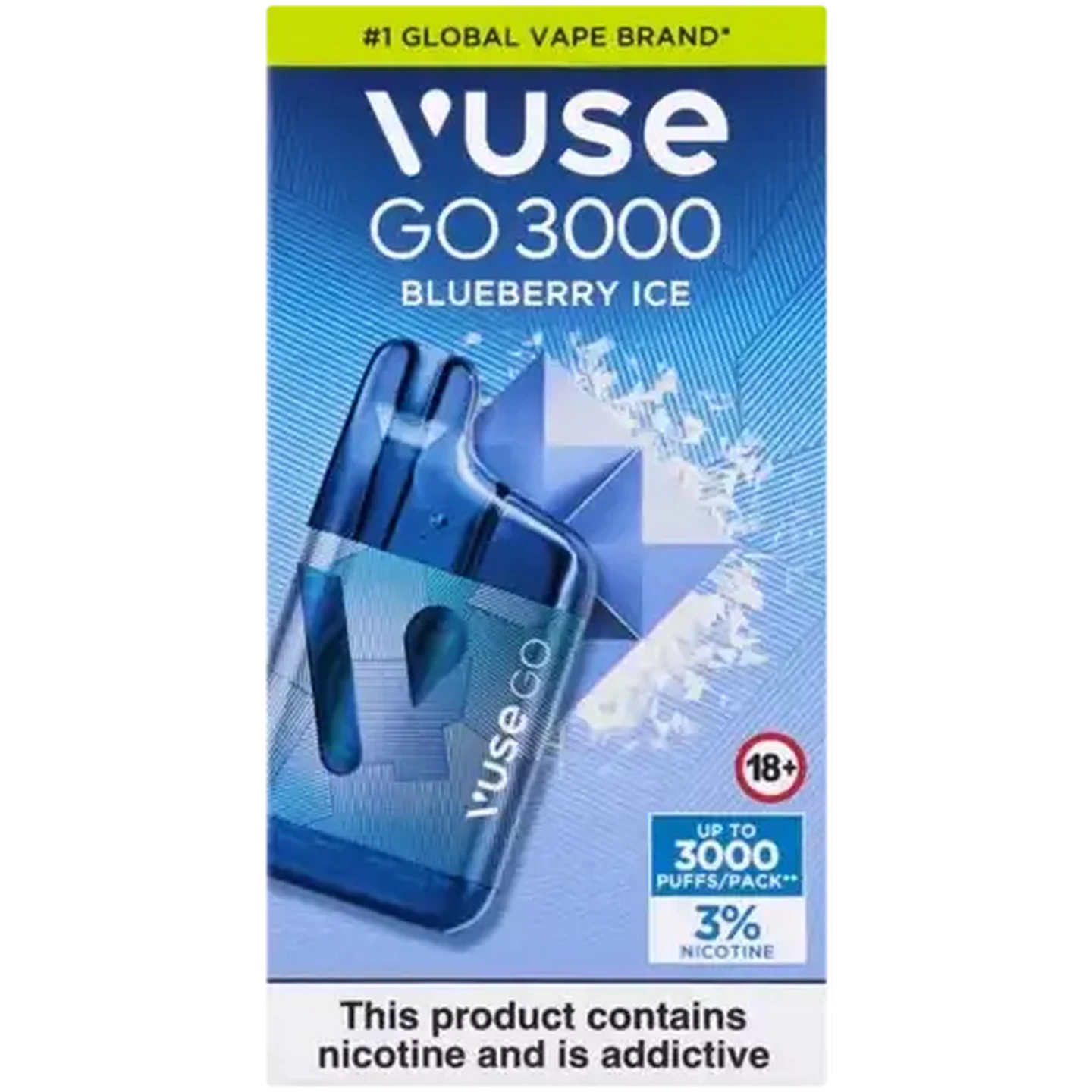 elfbar elfa master akku Vuse GO 1000 (PEN) Blueberry Ice 20mg main image 1