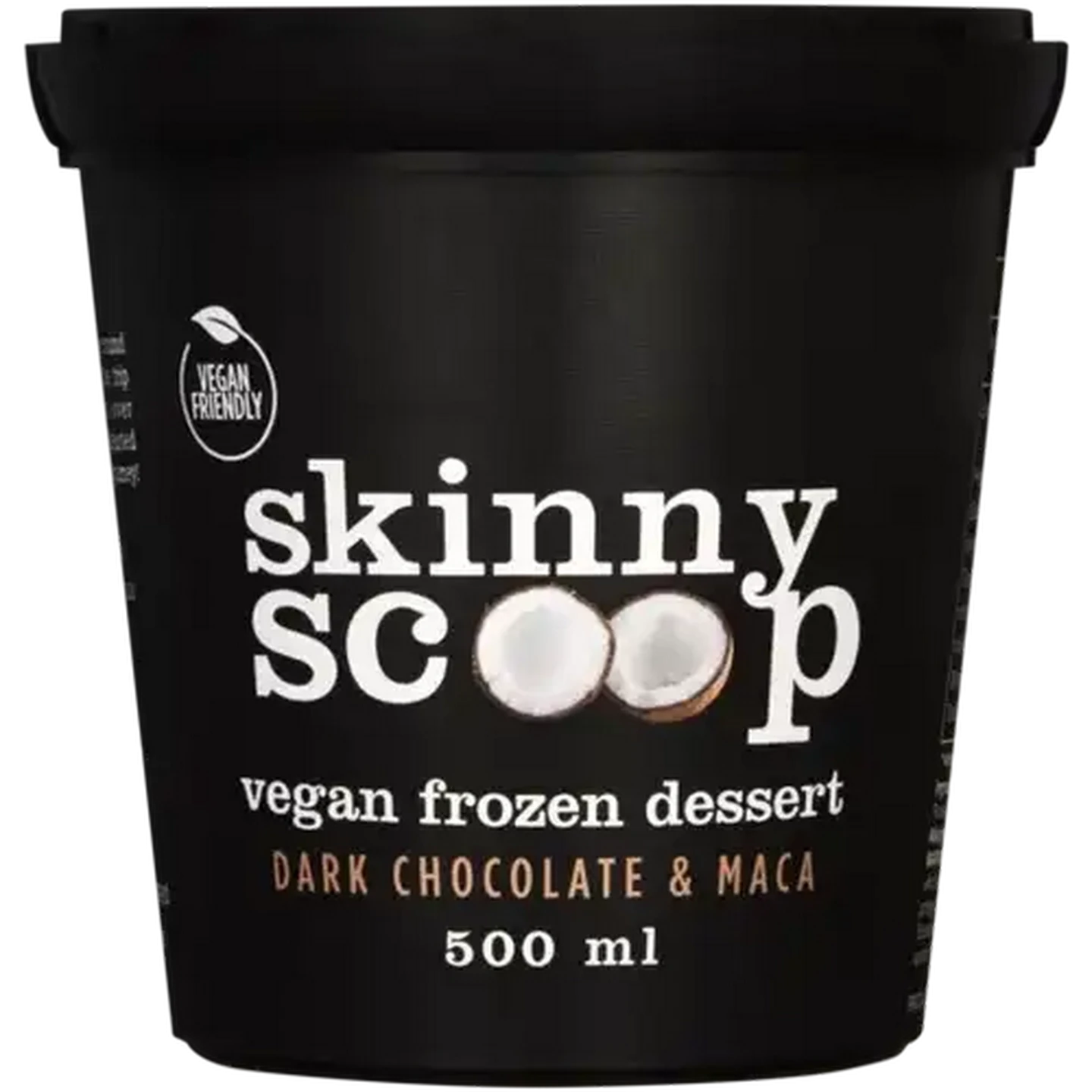 Image of Skinny Scoop Dark Chocolate & Maca Vegan Frozen Dessert 500ml