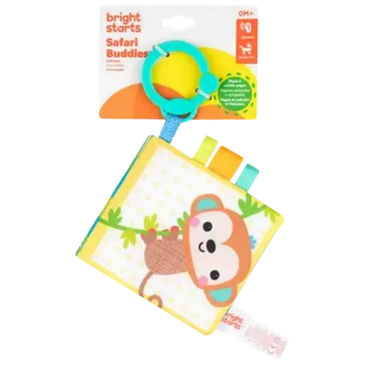Image of Bright Starts Book Safari Buddies 0 Months+