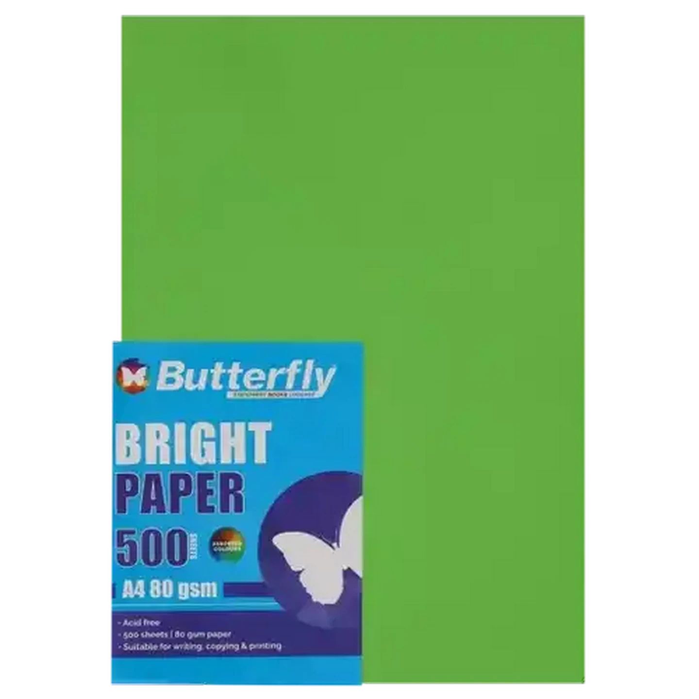 Image of Butterfly Bright A4 Board 500 Sheets 80gsm