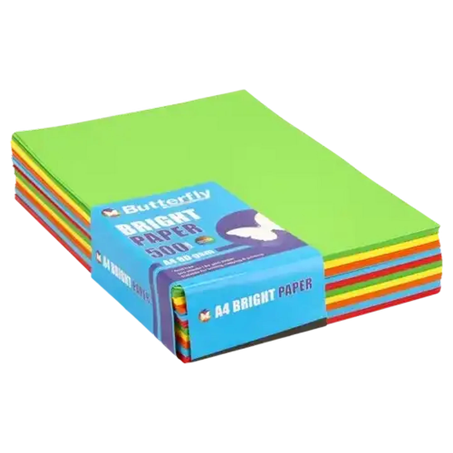 Image of Butterfly Bright A4 Board 500 Sheets 80gsm