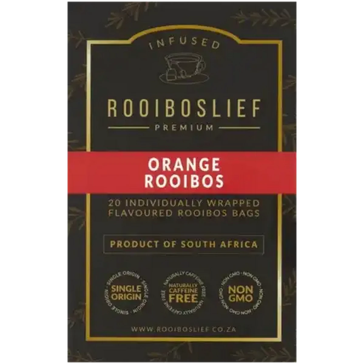 Checkers Sixty60 | Rooiboslief Orange Infused Premium Rooibos Tea Bags ...