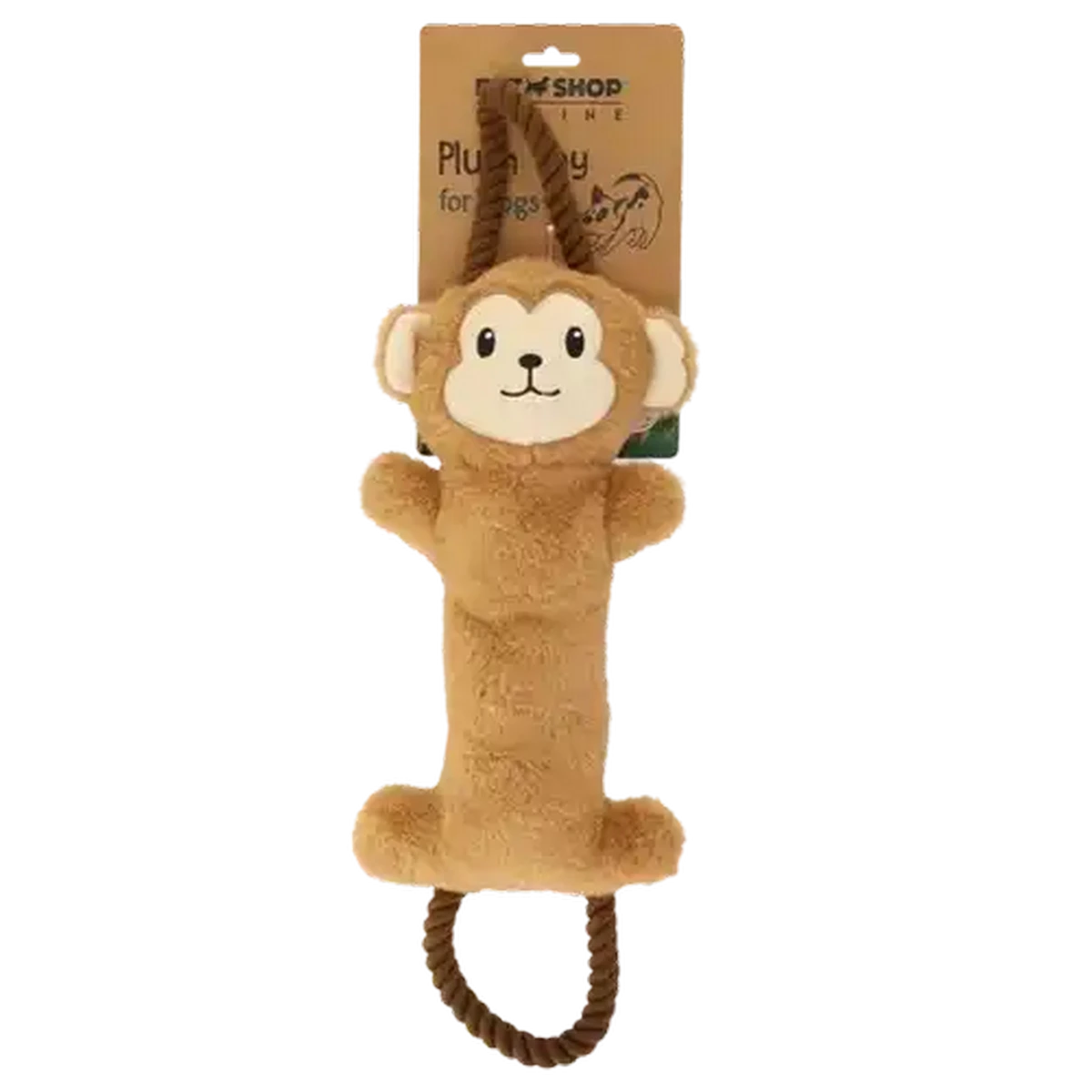 Checkers Sixty60 | Petshop Brown Plush Monkey Toy for Dogs