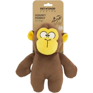 Checkers Sixty60 | Petshop Brown Plush Monkey Toy for Dogs