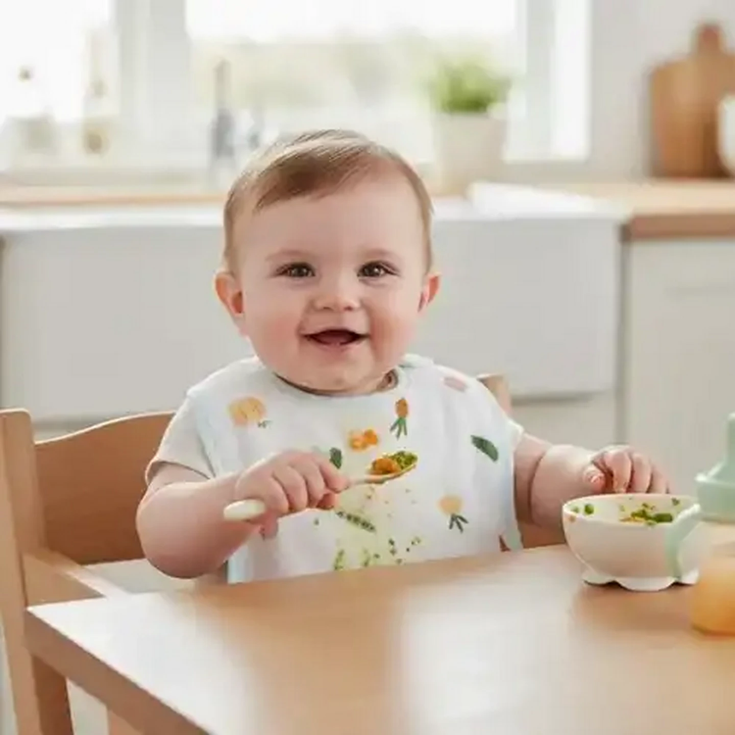 Image of Jolly Tots Basics Baby Bibs 5-Pack (Print May Vary)