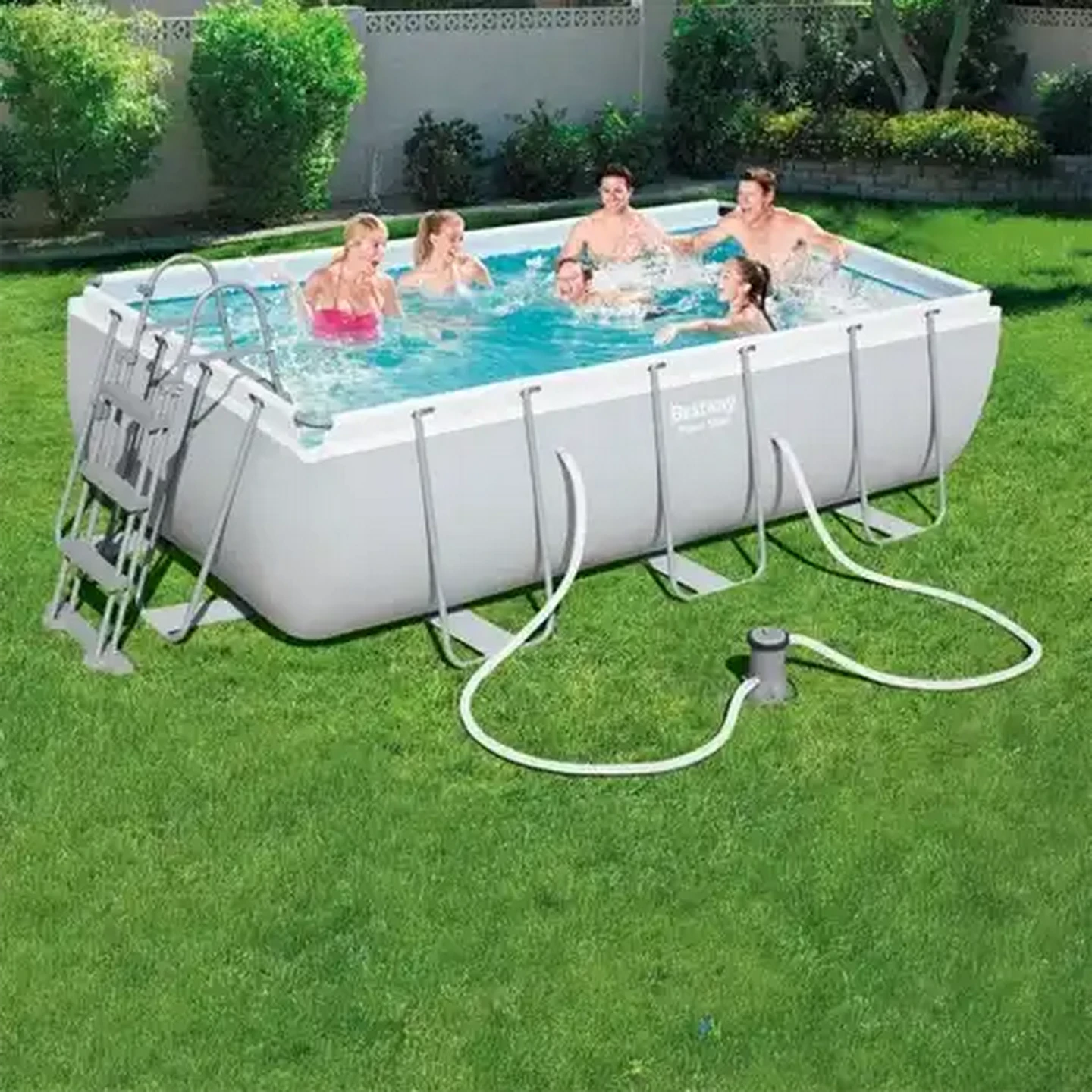 Image of Bestway Rectangular Power Steel Pools