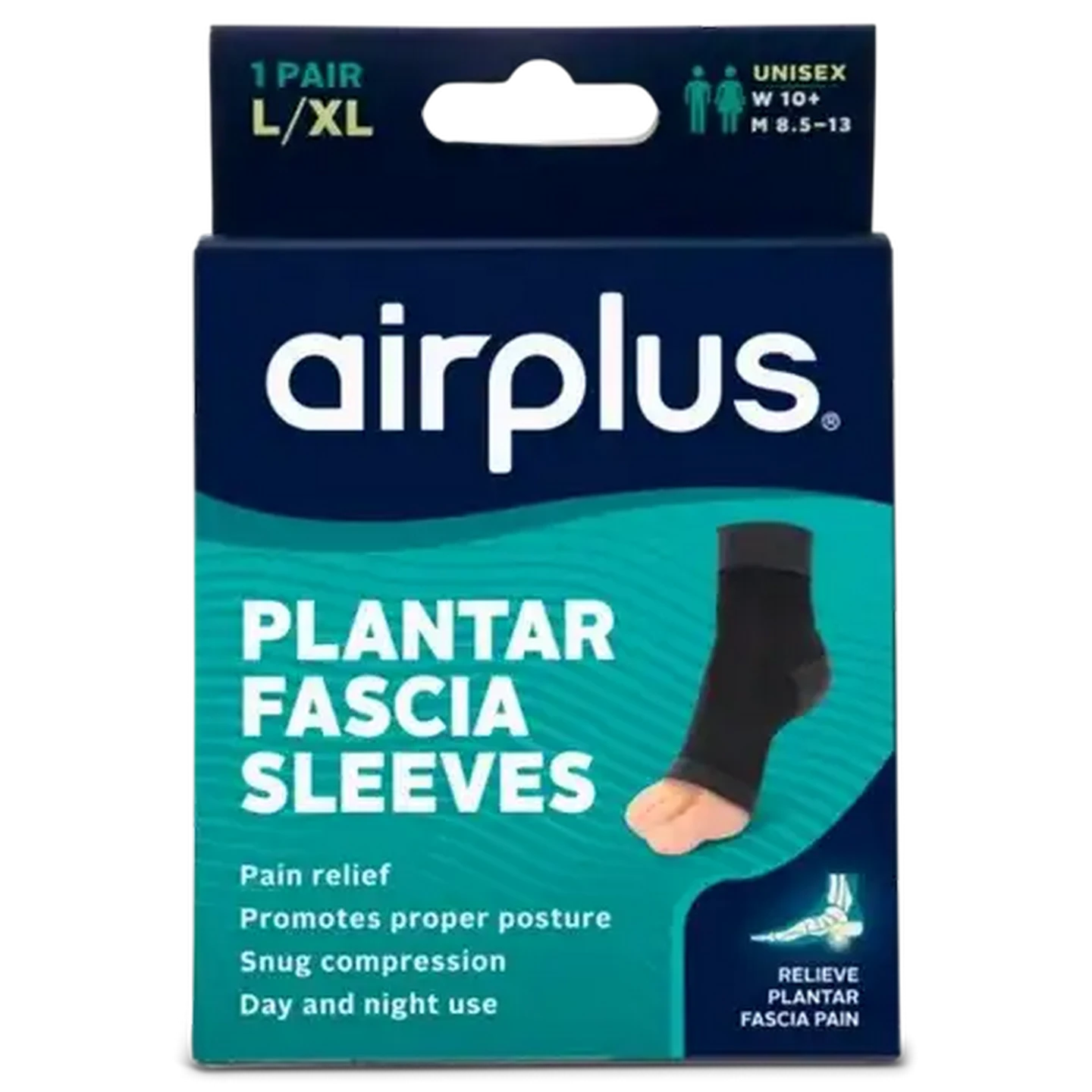 Image of Airplus Plantar Sleeve Large/Extra Large Blue