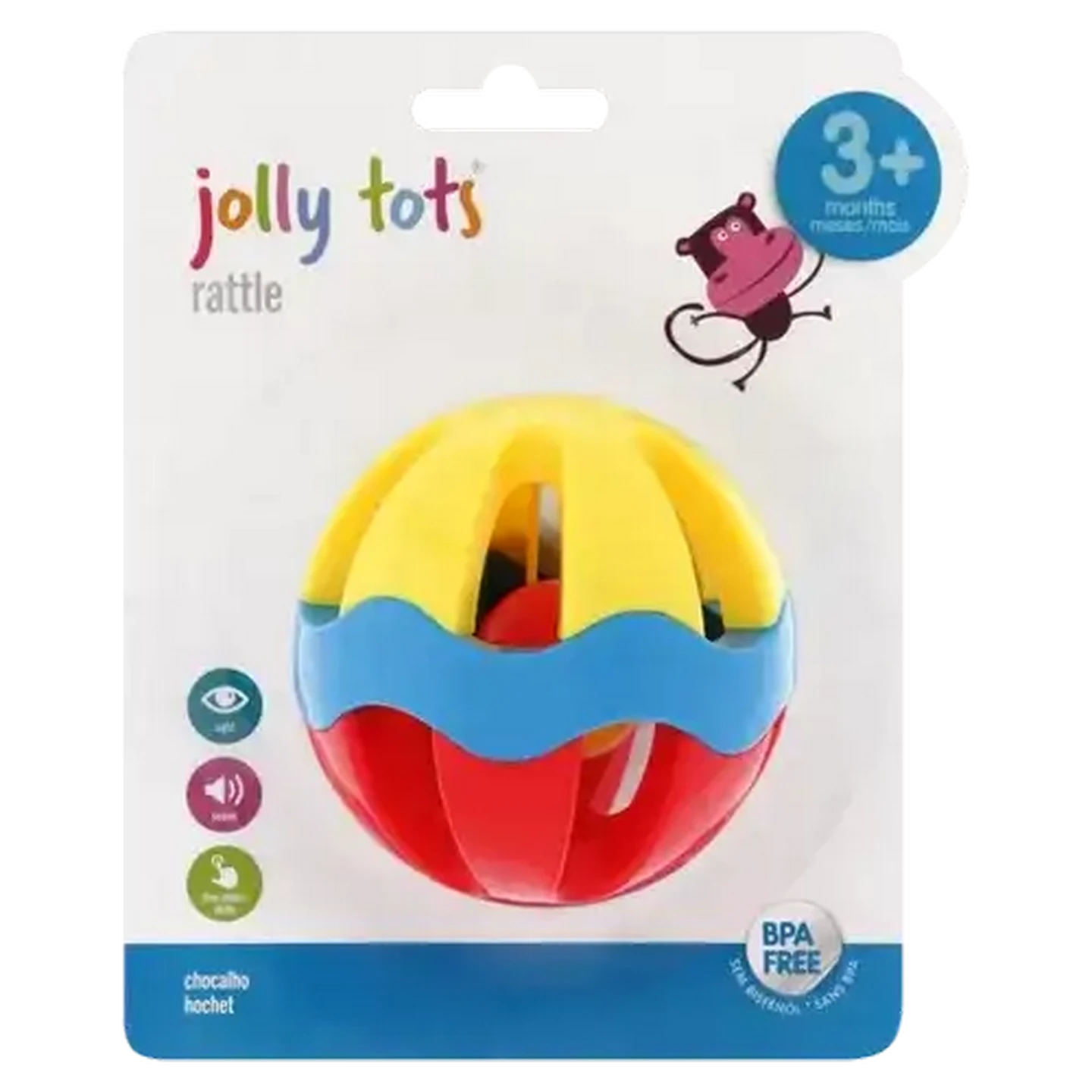 Image of Jolly Tots Ball Rattle 3+ Months