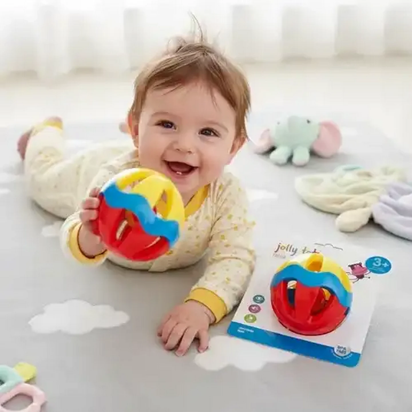 Image of Jolly Tots Ball Rattle 3+ Months