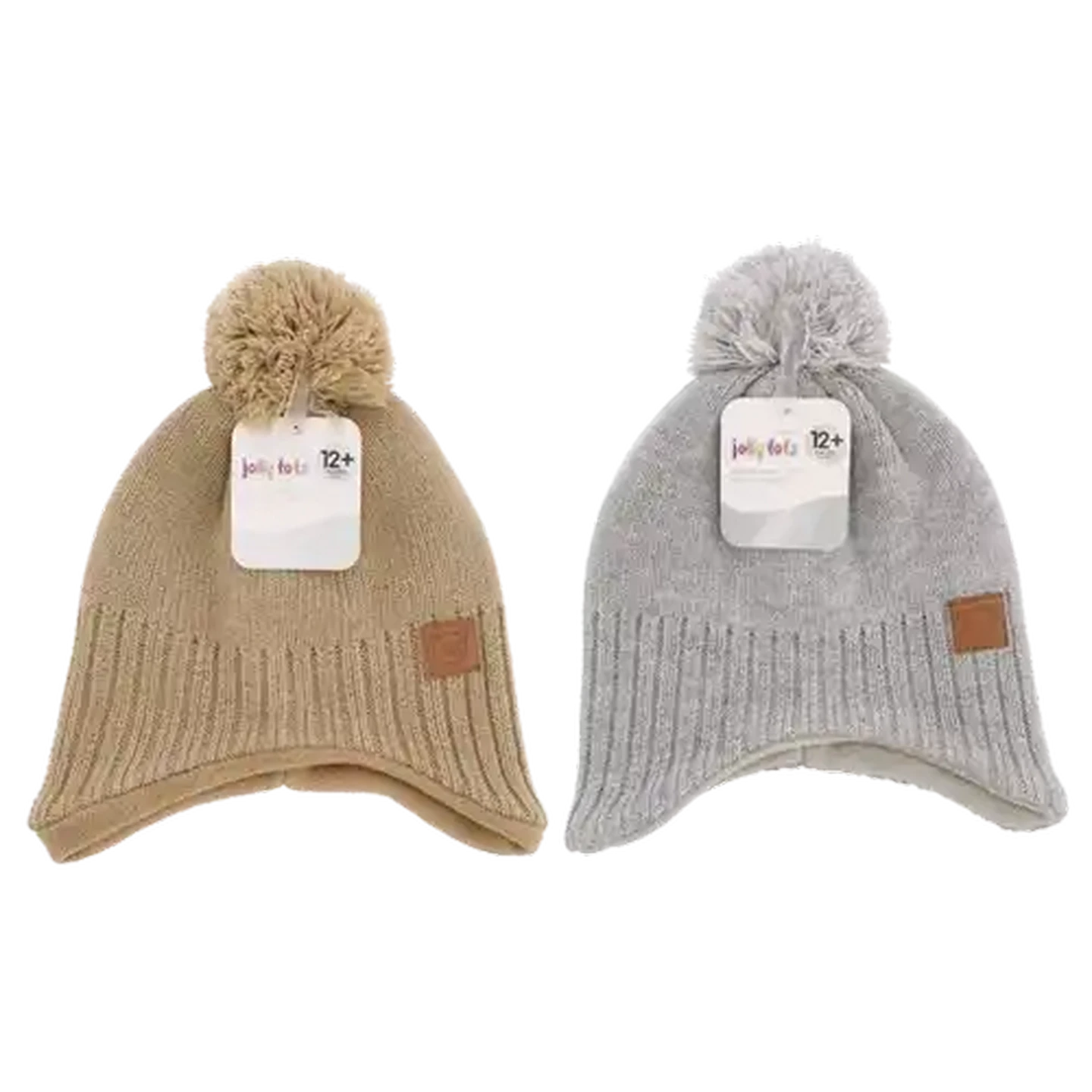 Image of Jolly Tots Trapper Baby Beanie 12 Months + (Colour May Vary)