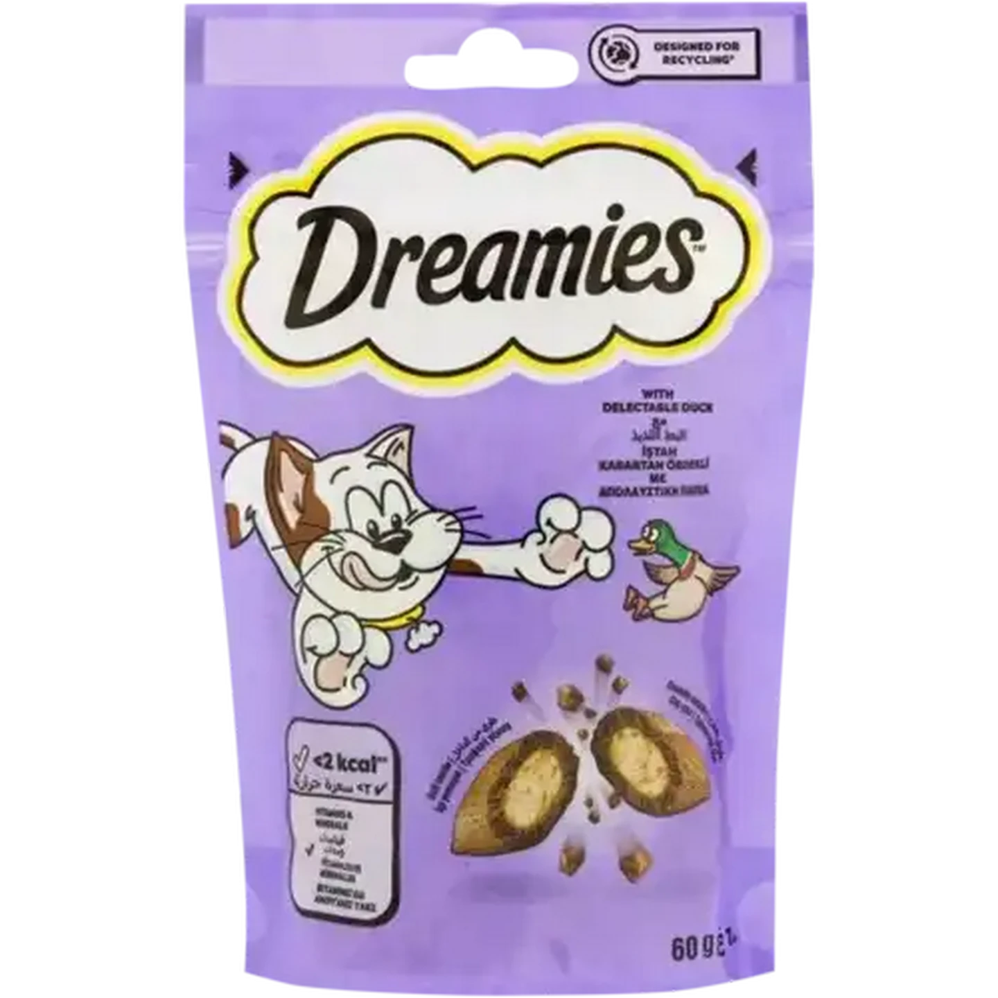 Image of Dreamies Cat Treats with Duck 60g