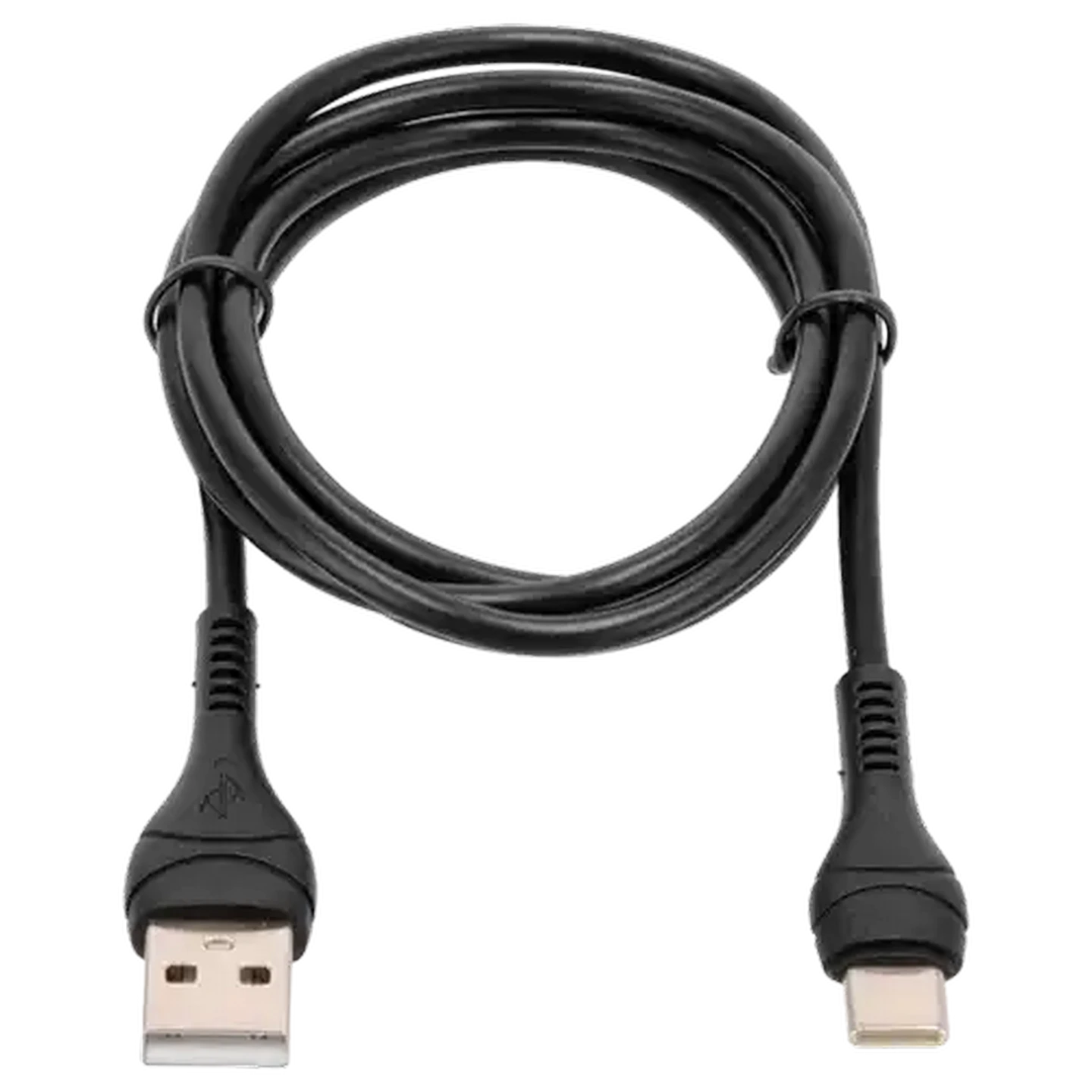 Image of Xceed Talk Black CB6161 USB-A to USB-C PVC Striped Cable 1m