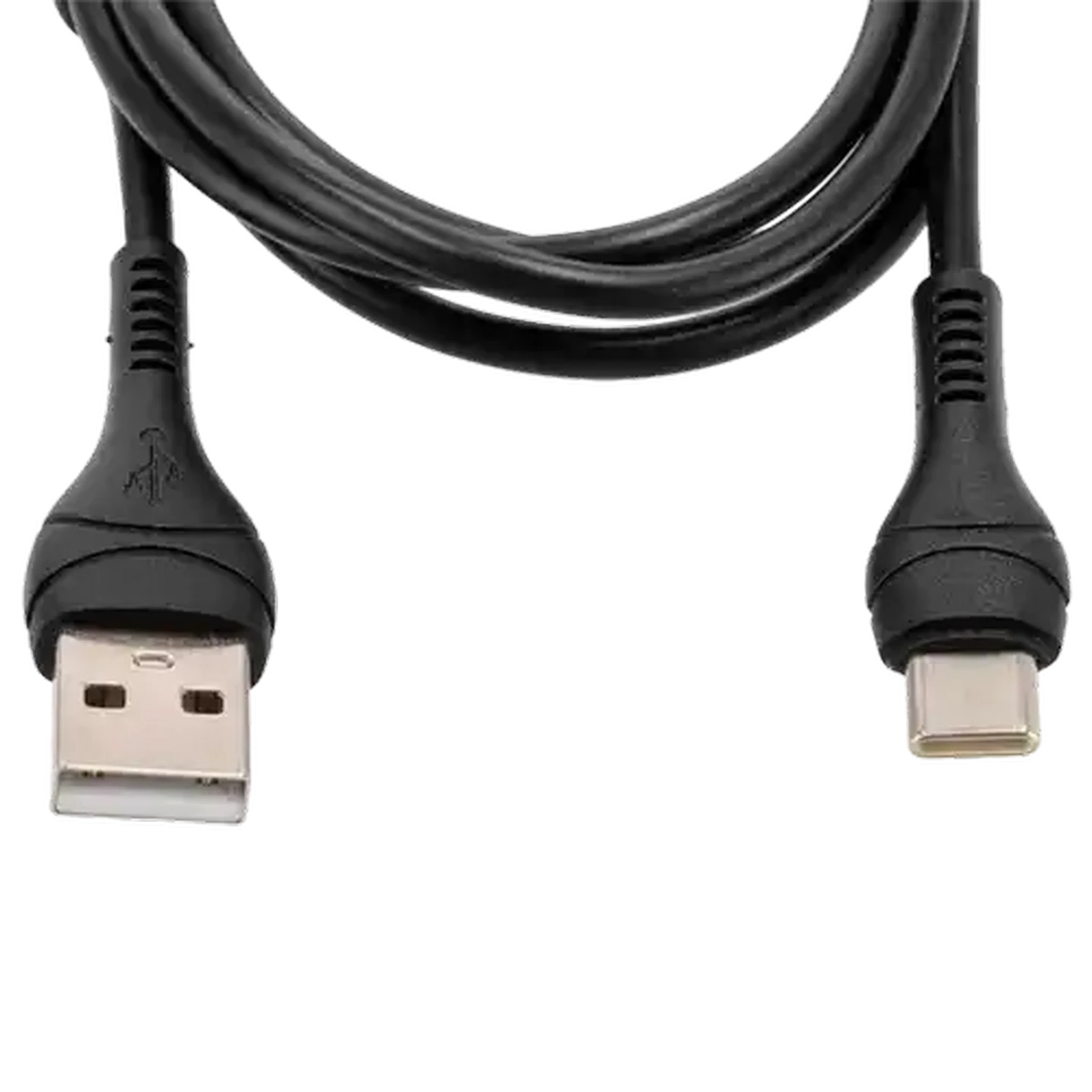 Image of Xceed Talk Black CB6161 USB-A to USB-C PVC Striped Cable 1m
