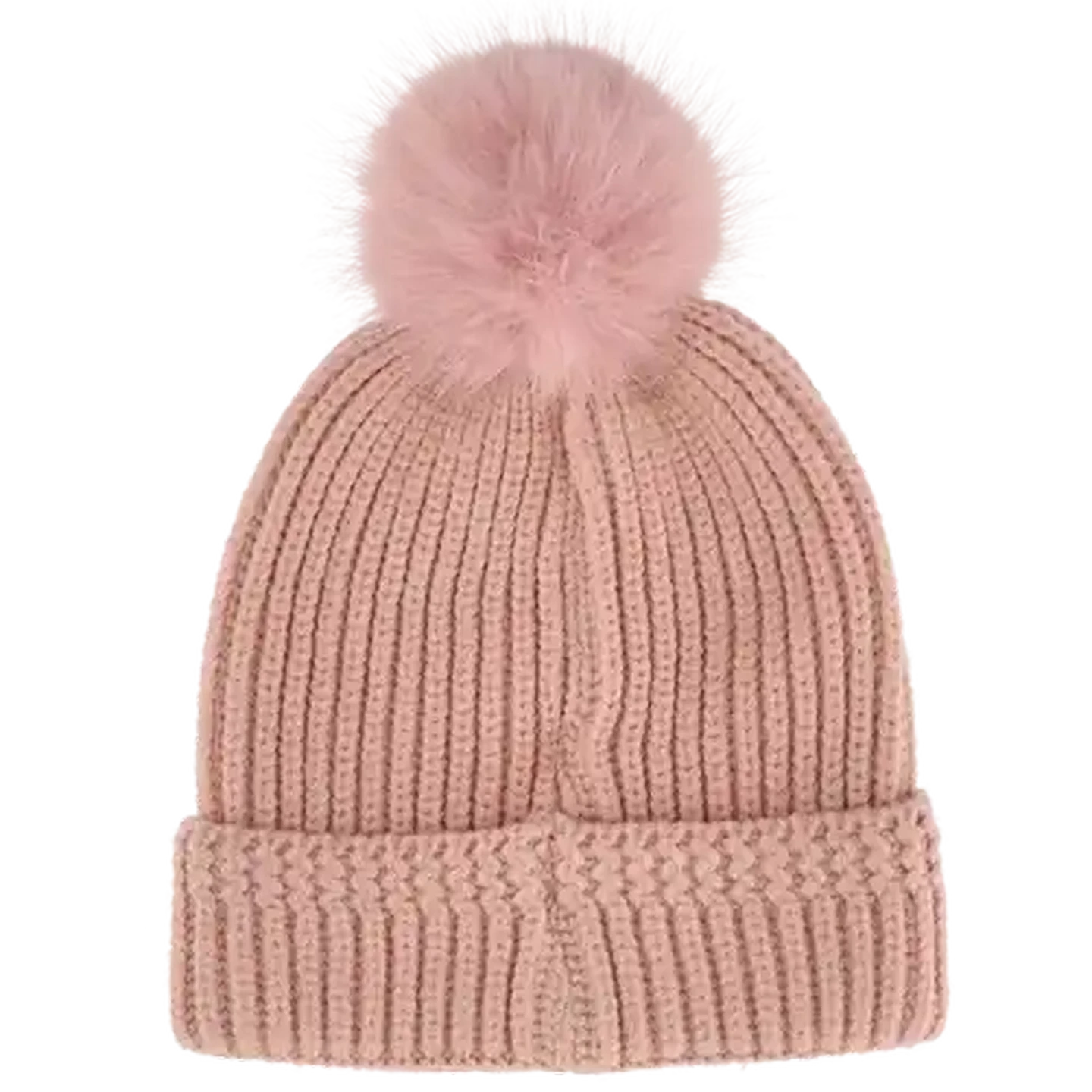 Image of Jolly Tots Pompom Baby Beanie 6 Months + (Colour May Vary)